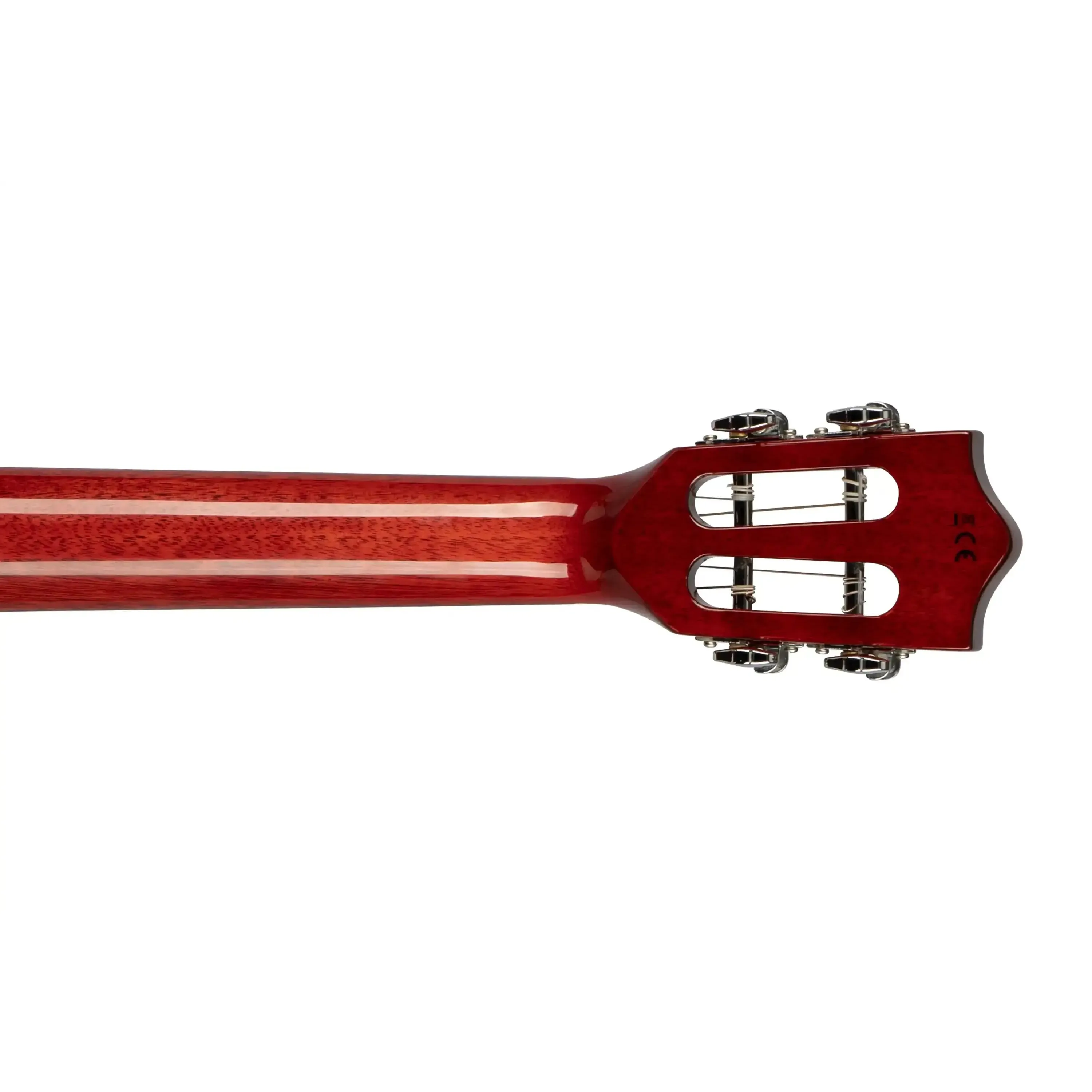 Lanikai QM-RDCEB Red Quilted Maple Baritone Ukulele with Pickup - Image 7