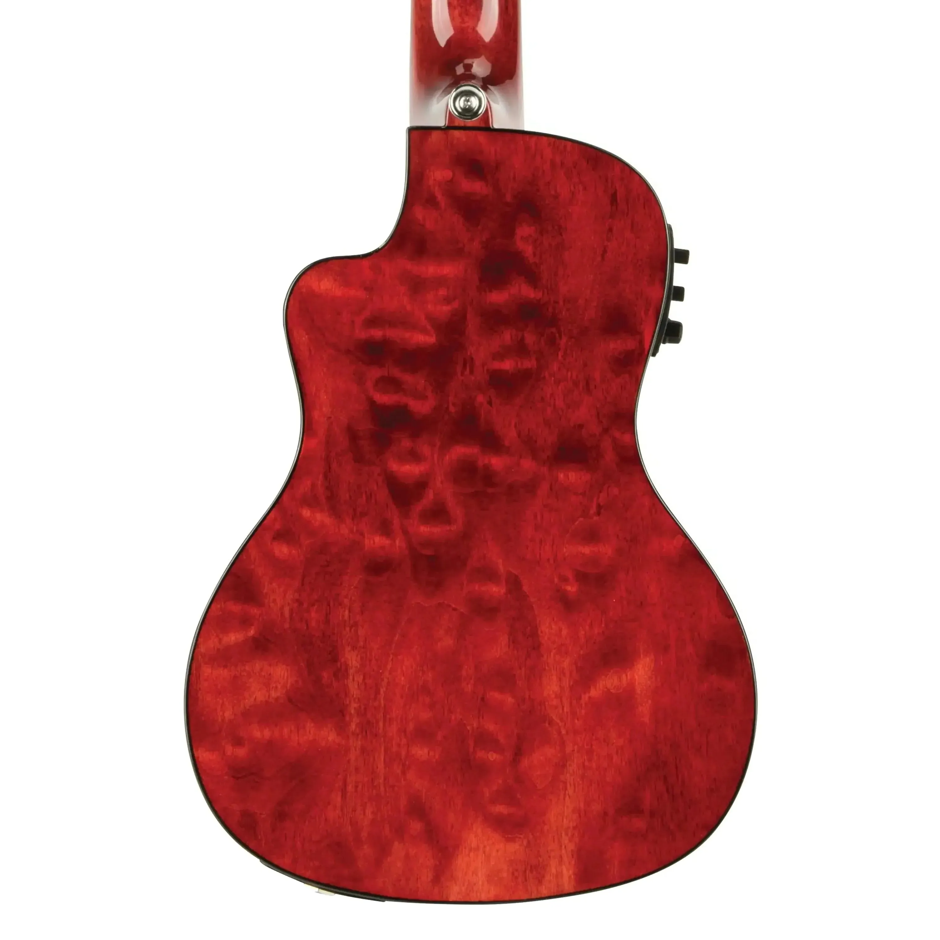 Lanikai QM-RDCEC Red Quilted Maple Concert Ukulele w/ Pickup - Image 2