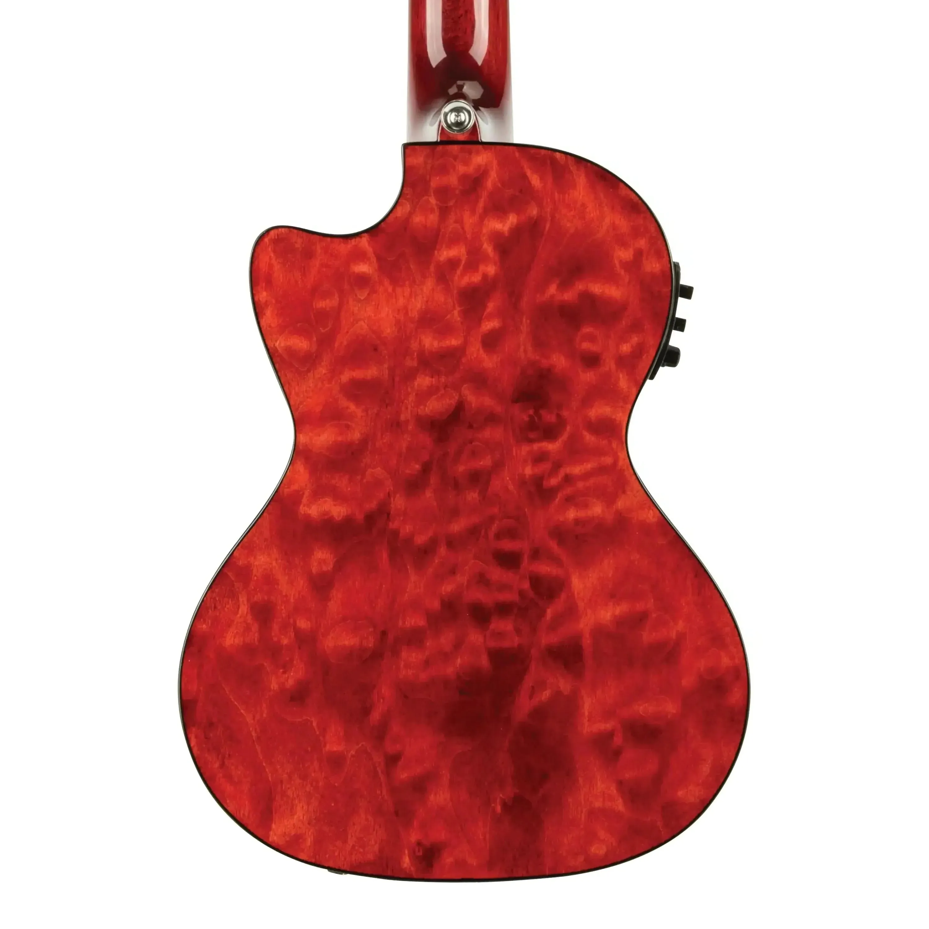 Lanikai QM-RDCET Red Quilted Maple Tenor Ukulele w/ Pickup - Image 2