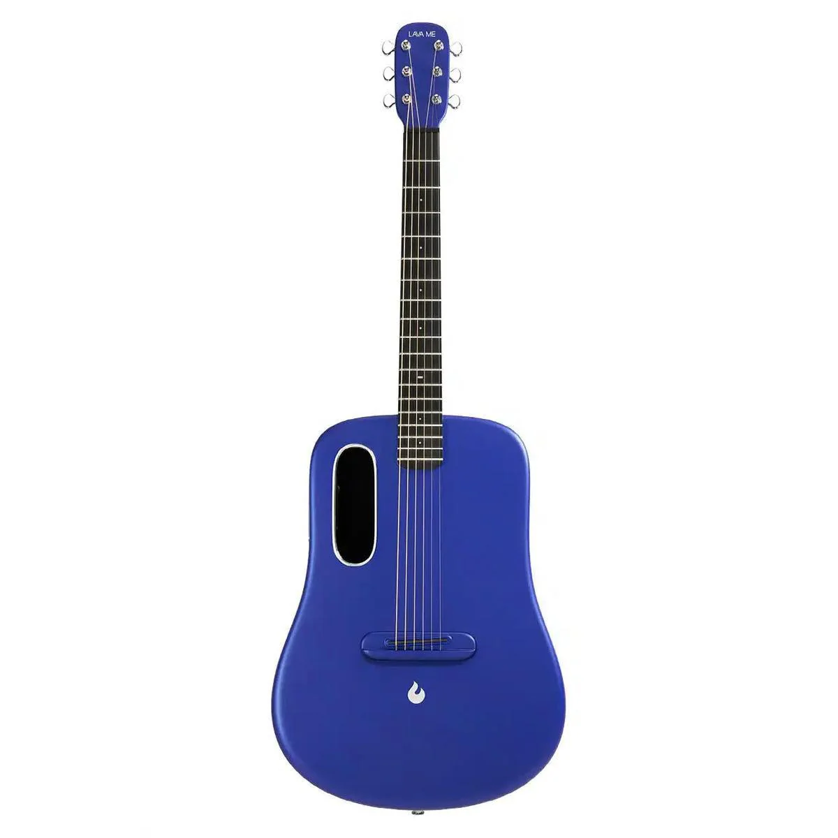 Lava Me 3 38" Carbon Fiber Acoustic-Electric Guitar - Blue - Image 2