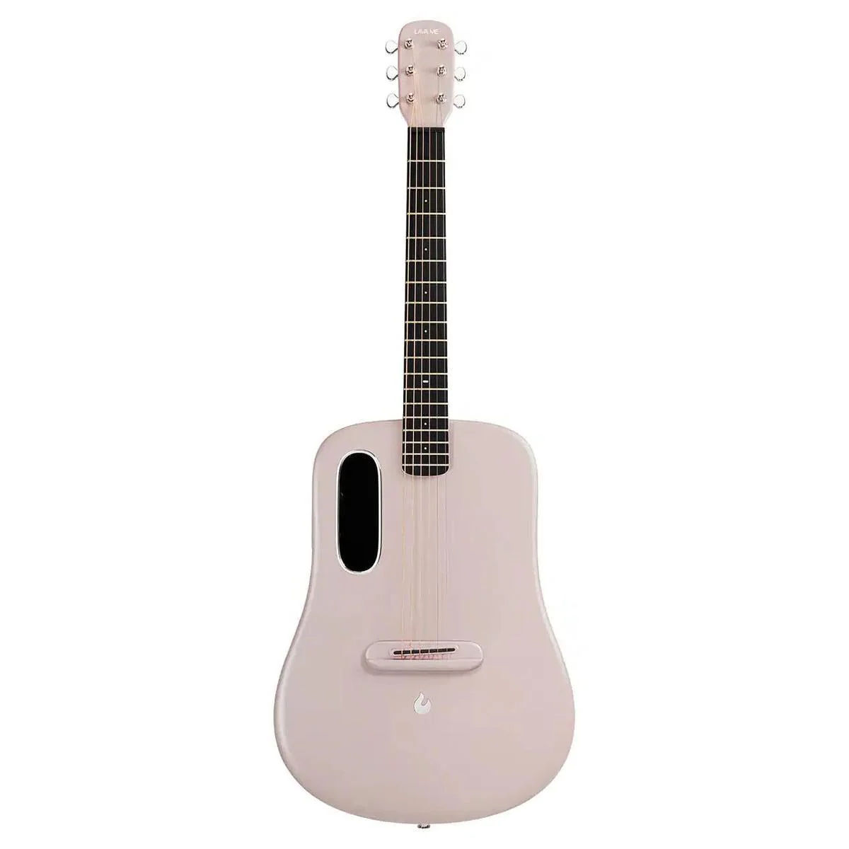 Lava Me 3 38" Carbon Fiber Acoustic-Electric Guitar - Pink - Image 2