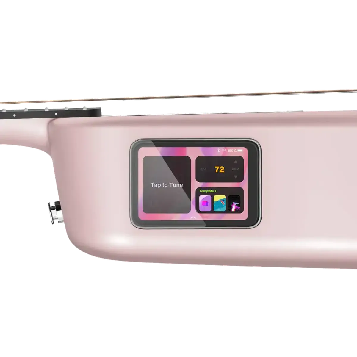 Lava Me 3 38" Carbon Fiber Acoustic-Electric Guitar - Pink - Image 5