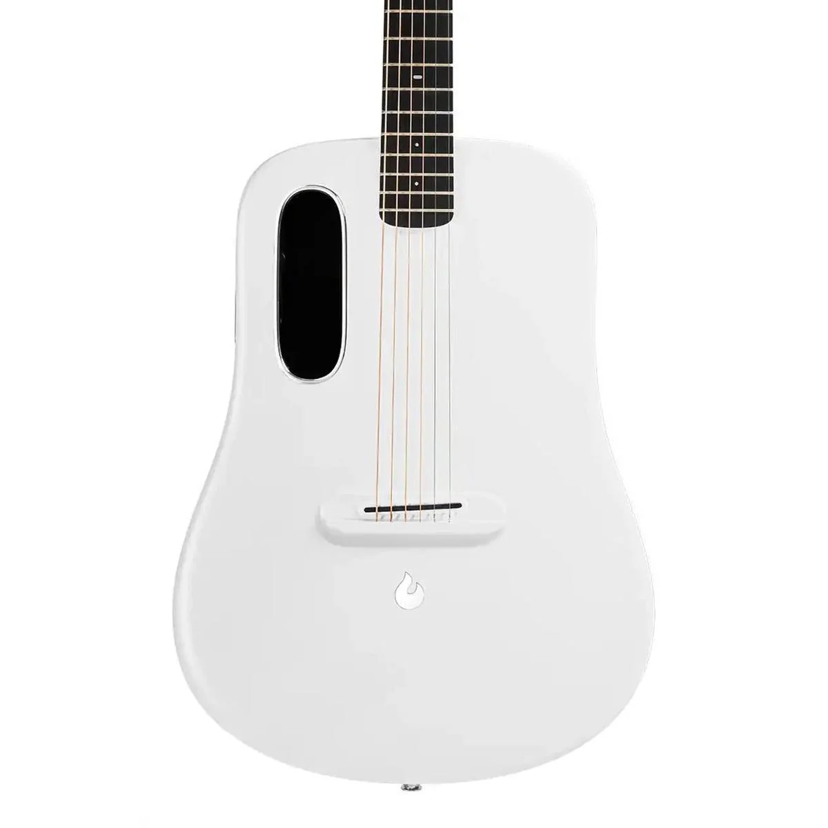 Lava Me 3 Carbon Fiber Acoustic-Electric Guitar - White