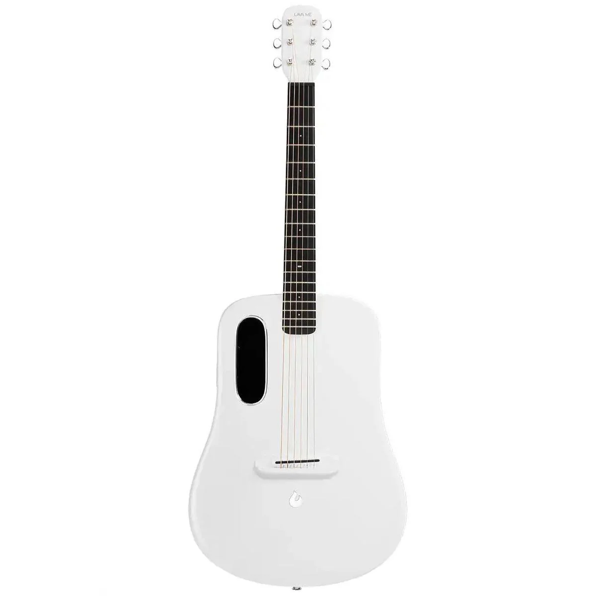 Lava Me 3 Carbon Fiber Acoustic-Electric Guitar - White - Image 2