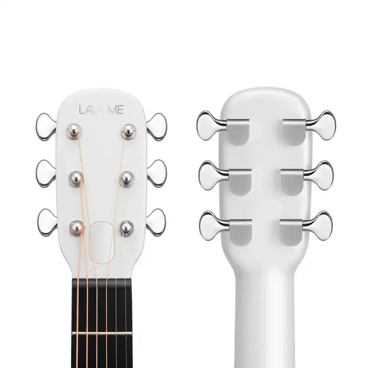 LAVA ME 4 38" Carbon Fiber Acoustic-Electric Guitar - White - Image 6