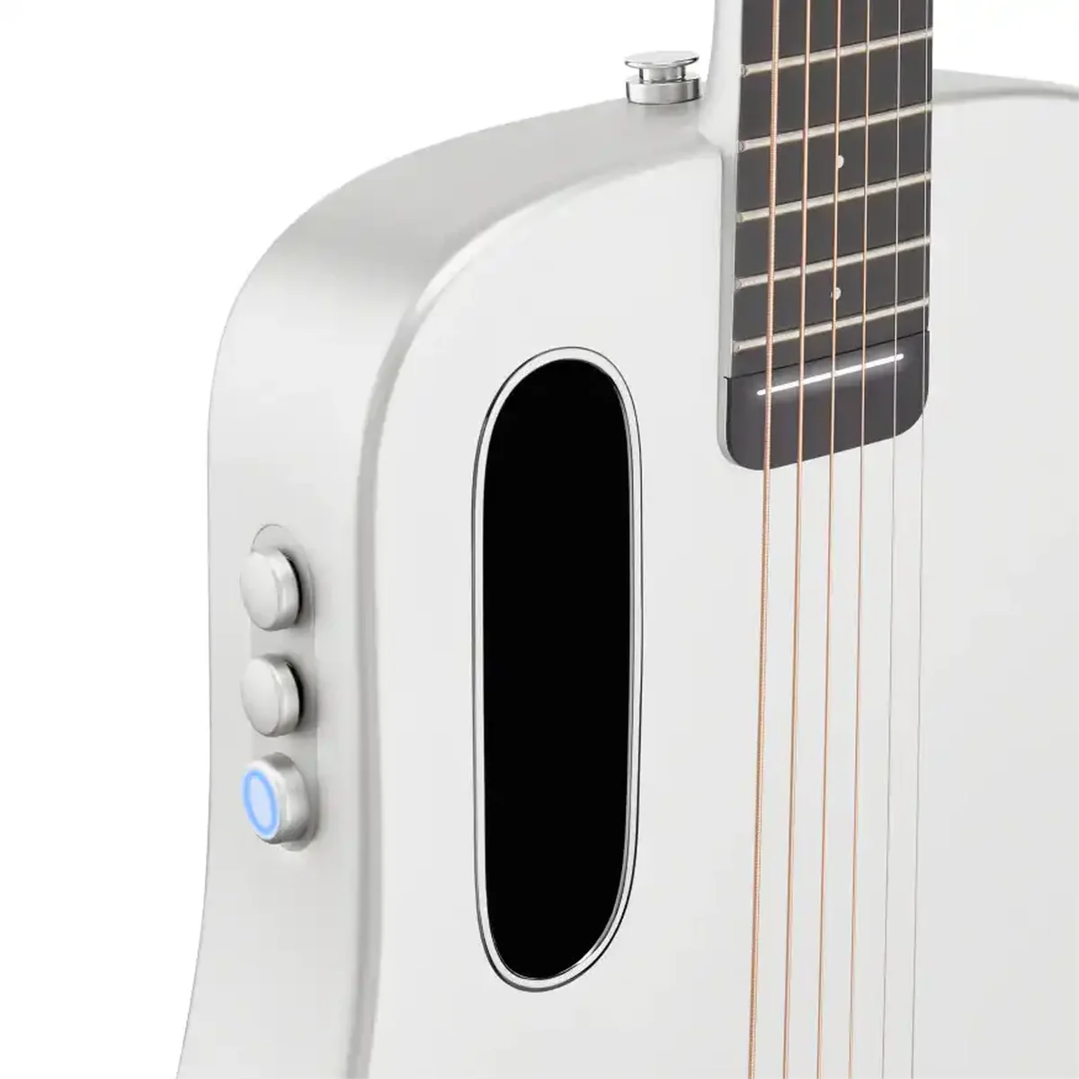 LAVA ME Air 36" Carbon Fiber Acoustic-Electric Guitar - Silver - Image 4