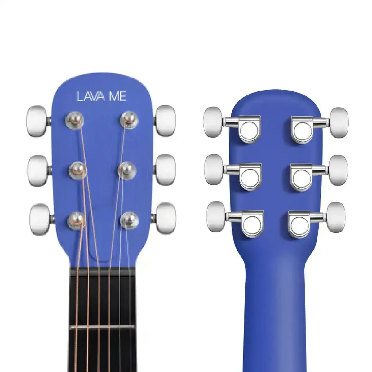 LAVA ME PLAY 36" HPL Acoustic-Electric Guitar - Deep Blue/Frost White - Image 6