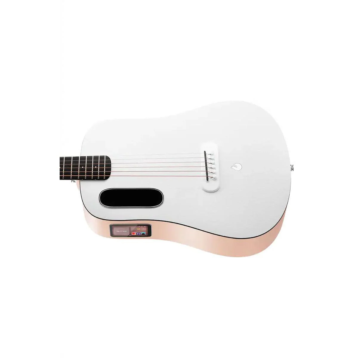 LAVA ME PLAY 36" HPL Acoustic-Electric Guitar - Light Peach/Frost White
