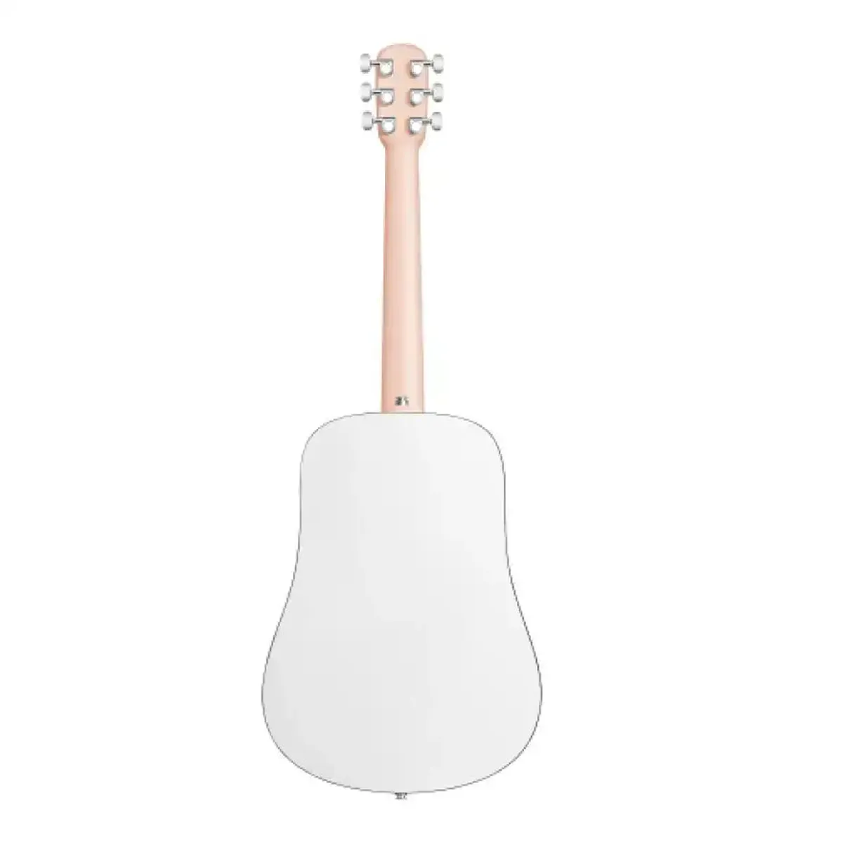 LAVA ME PLAY 36" HPL Acoustic-Electric Guitar - Light Peach/Frost White - Image 3