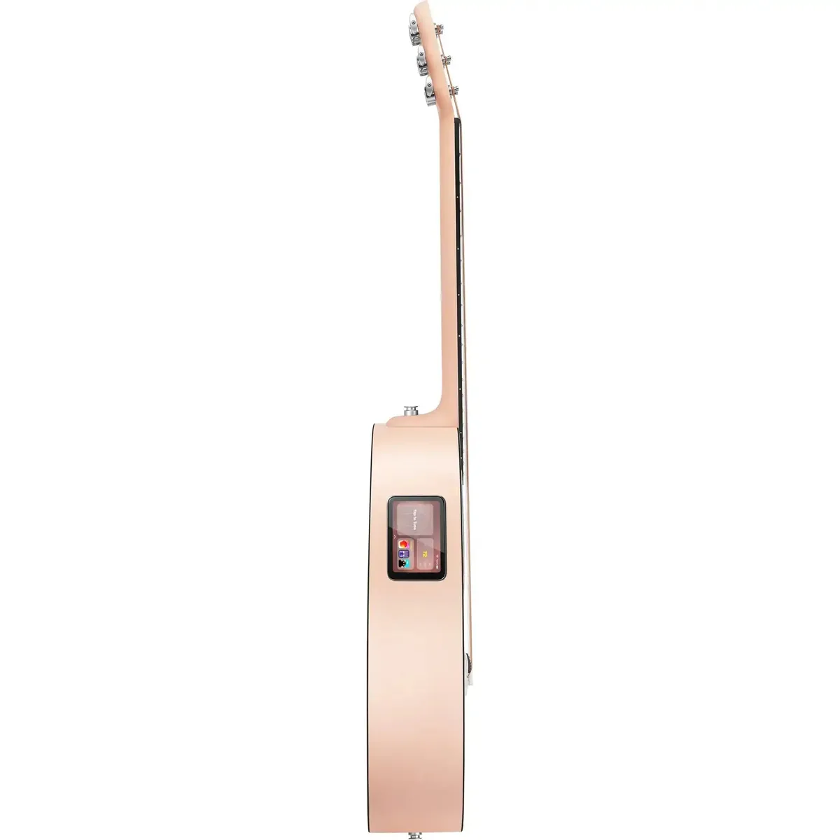 LAVA ME PLAY 36" HPL Acoustic-Electric Guitar - Light Peach/Frost White - Image 5