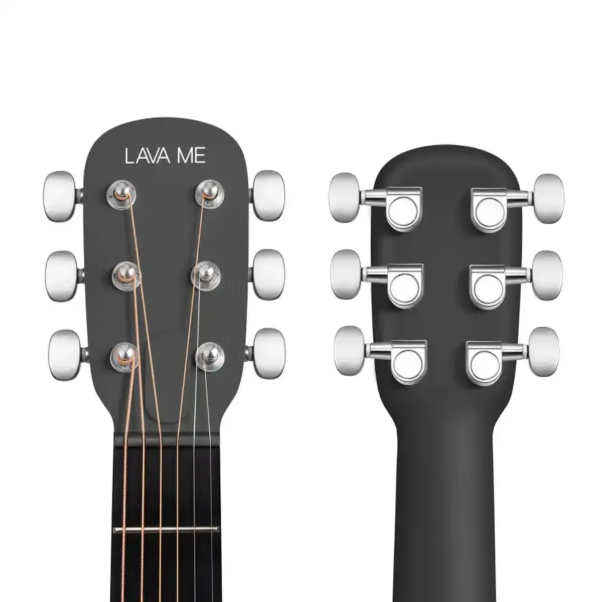 LAVA ME PLAY 36" HPL Acoustic-Electric Guitar - Nightfall/Frost White - Image 7