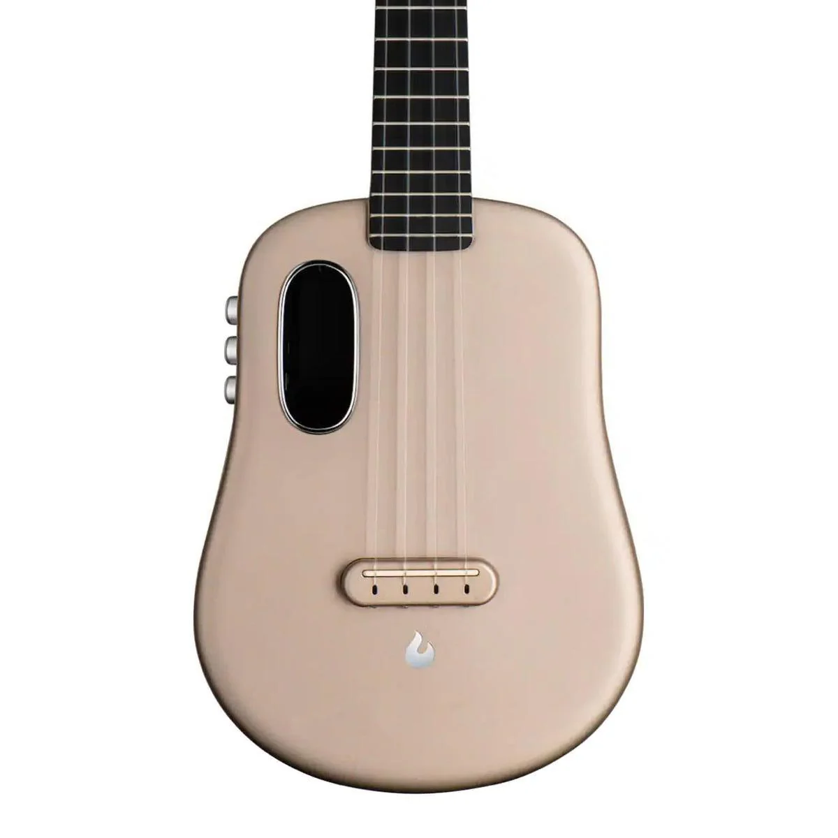 Lava U Carbon Fiber Acoustic-Electric Concert Ukulele - Sparkle Gold