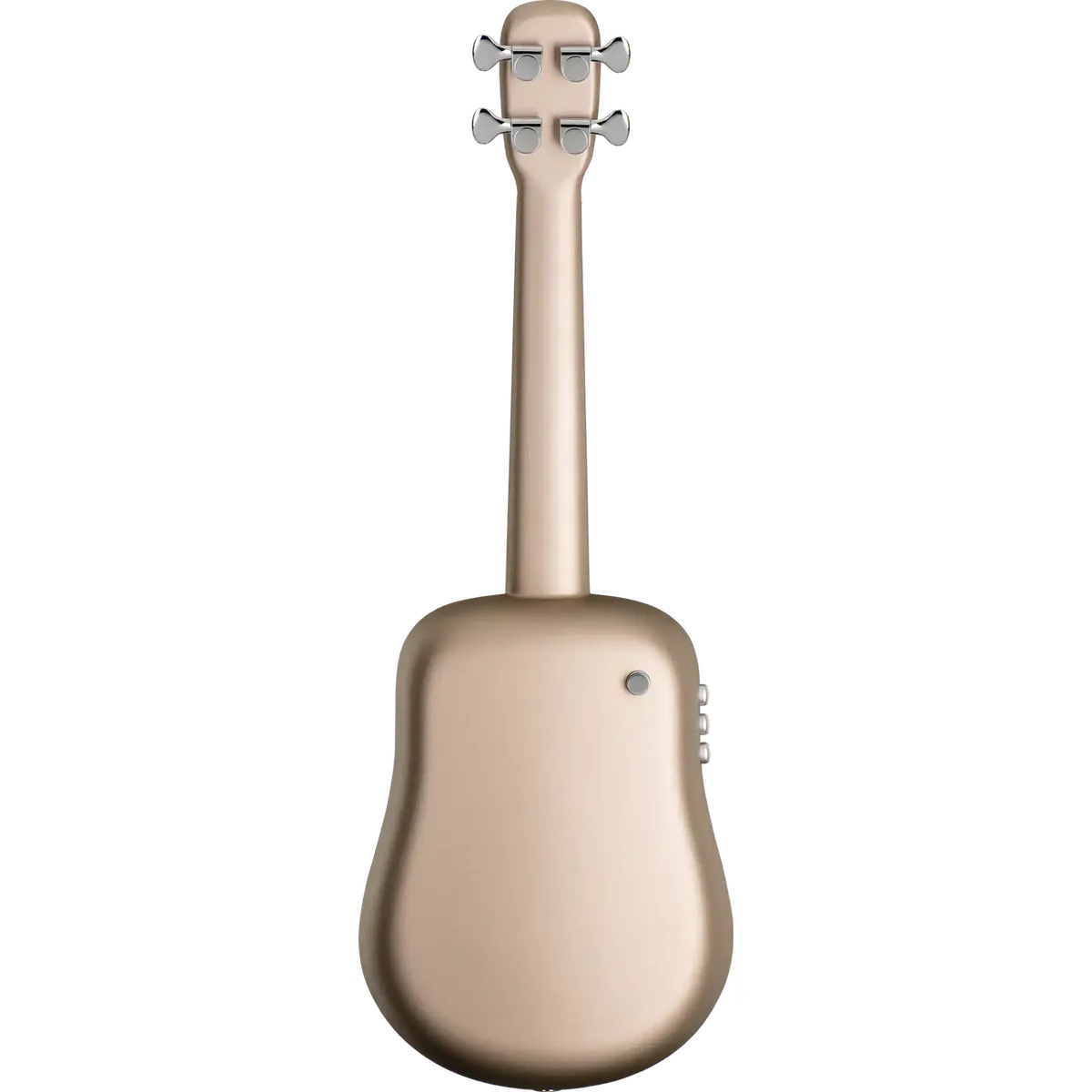 Lava U Carbon Fiber Acoustic-Electric Concert Ukulele - Sparkle Gold - Image 3
