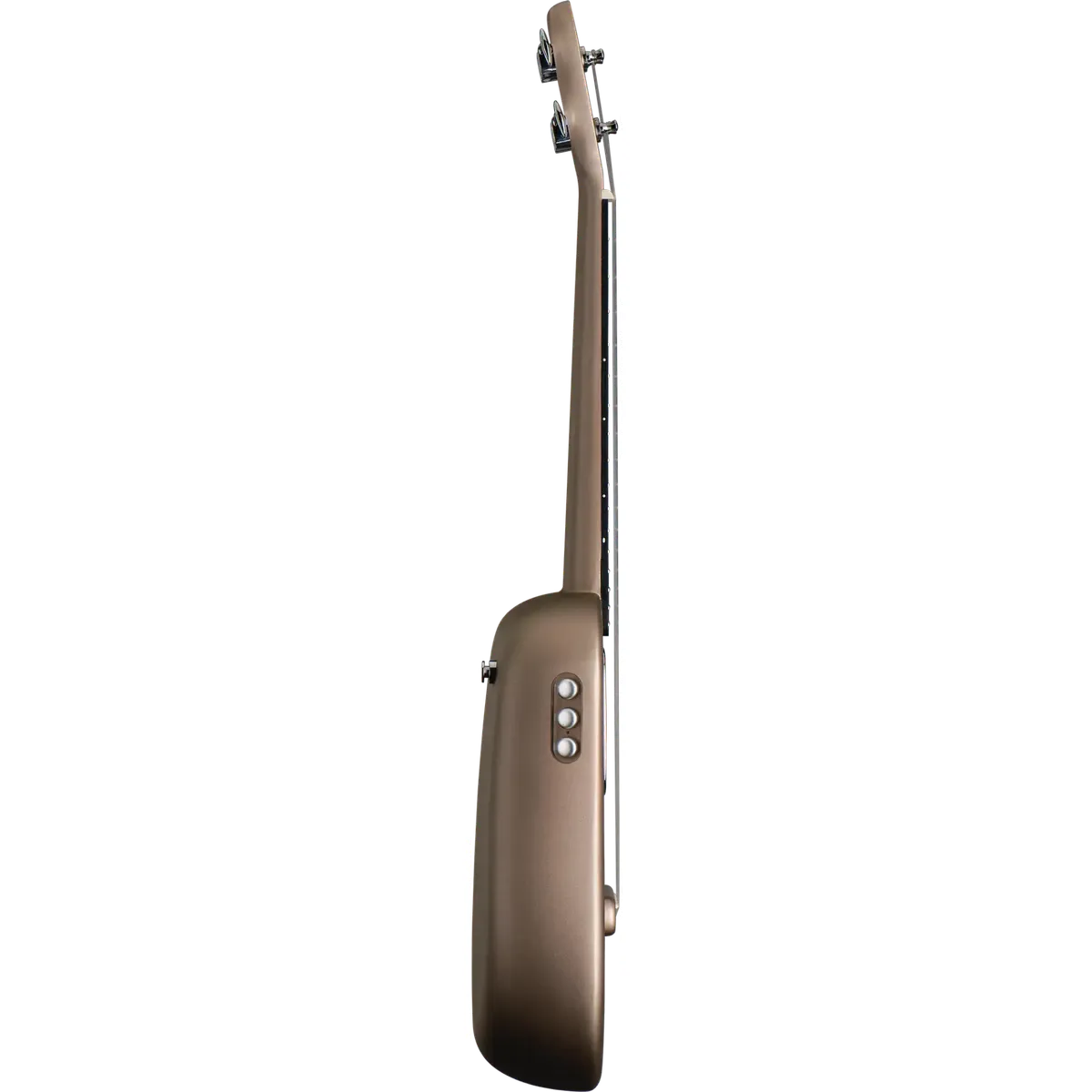 Lava U Carbon Fiber Acoustic-Electric Concert Ukulele - Sparkle Gold - Image 4