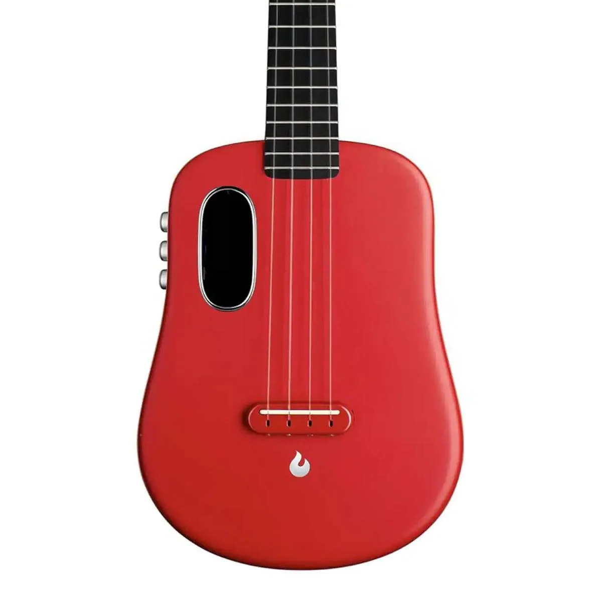 Lava U Carbon Fiber Acoustic-Electric Concert Ukulele - Sparkle Red