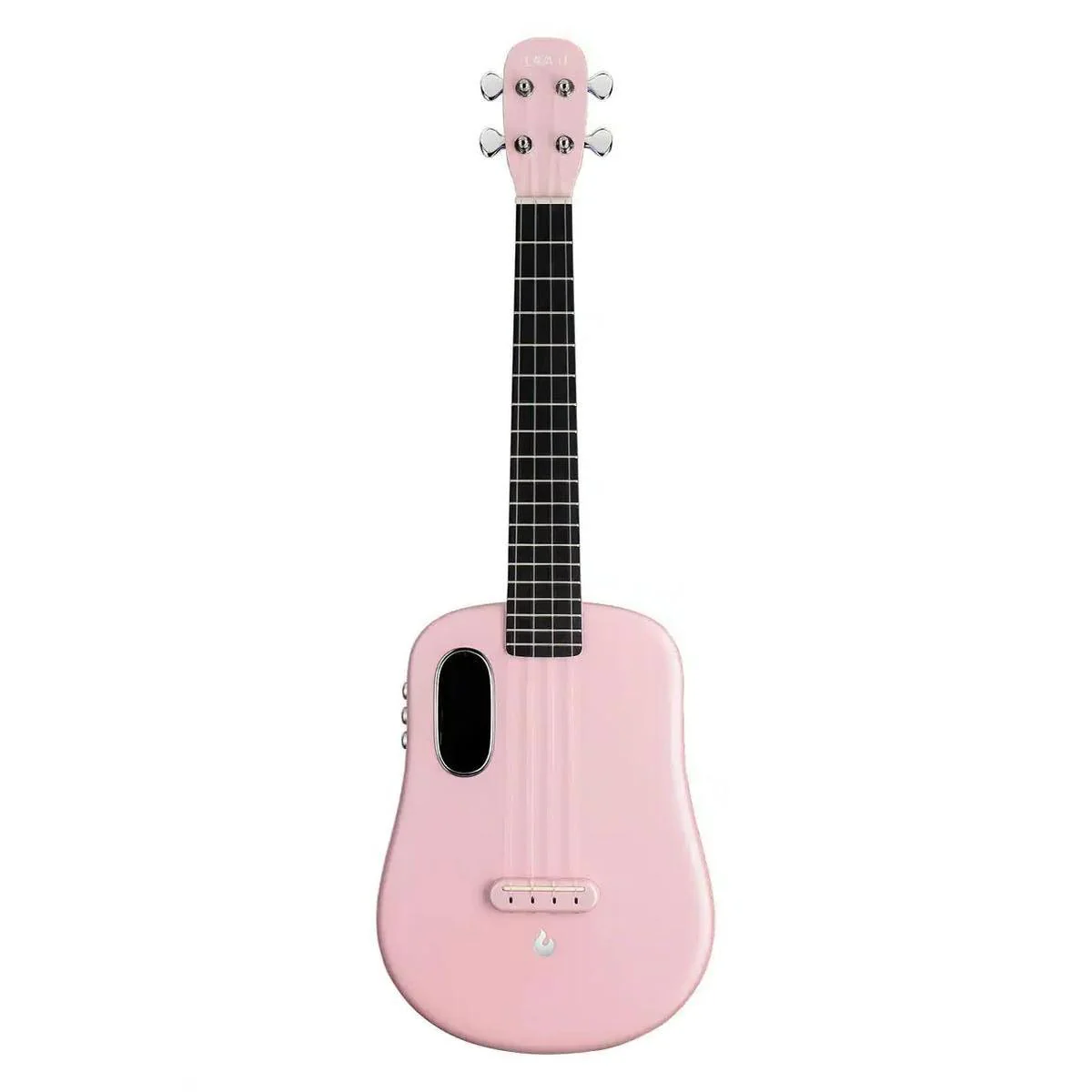Lava U Carbon Fiber Acoustic-Electric Tenor Ukulele - Sparkle Pink - Image 2
