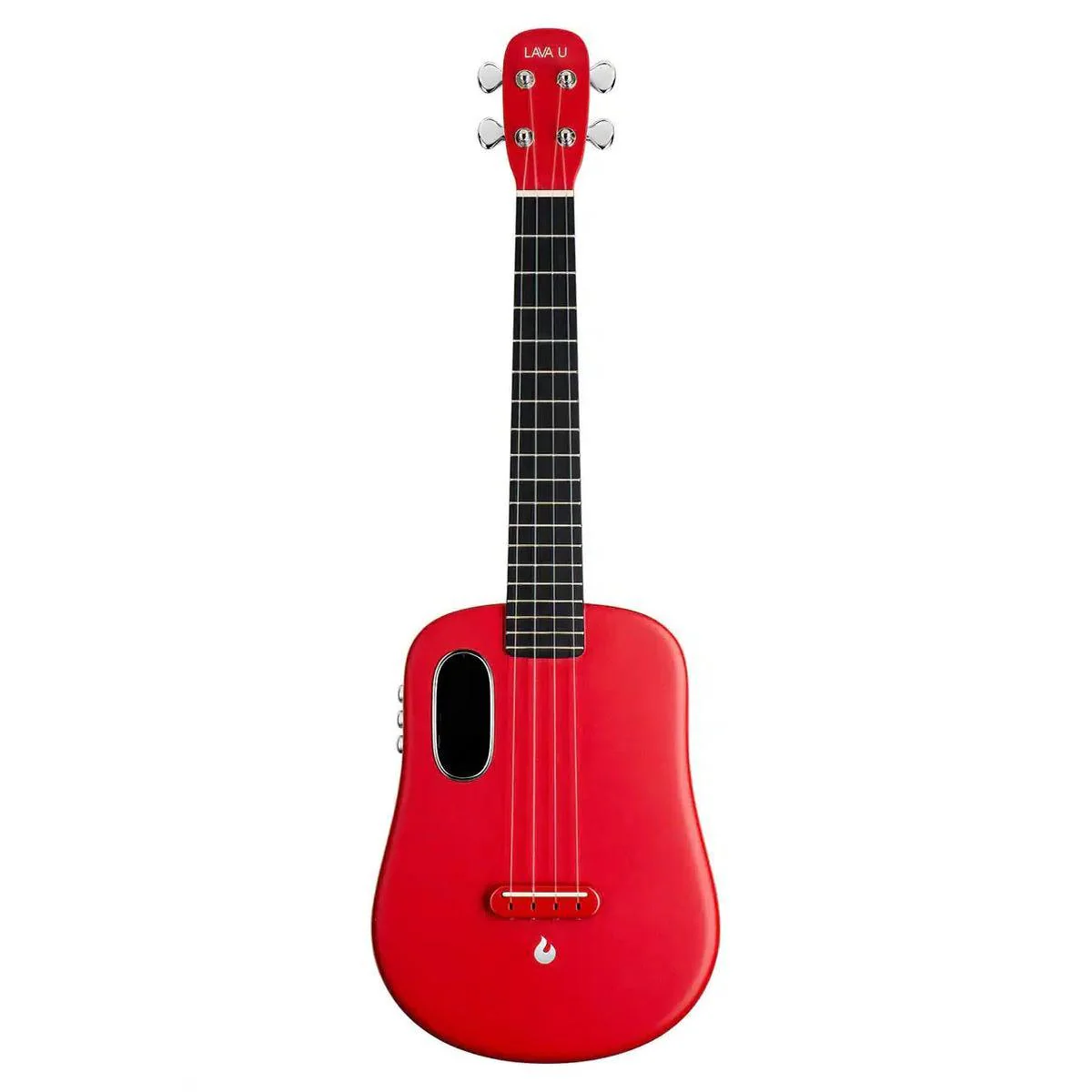 Lava U Carbon Fiber Acoustic-Electric Tenor Ukulele - Sparkle Red - Image 2
