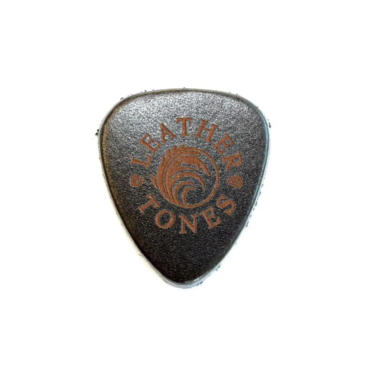 Leather Tones Black Leather Guitar Pick - 1 Pick