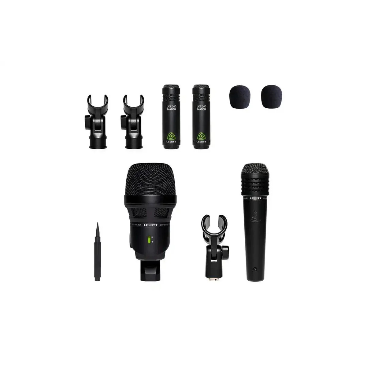 Lewitt Audio BEATKIT 4-Piece Drum Microphone Set - Image 2