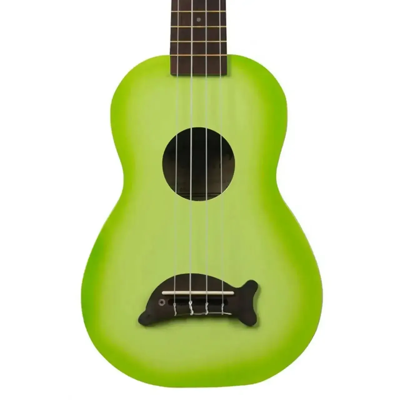 Makala MK-SD/GRNBURST Green Apple Burst Dolphin Soprano Ukulele