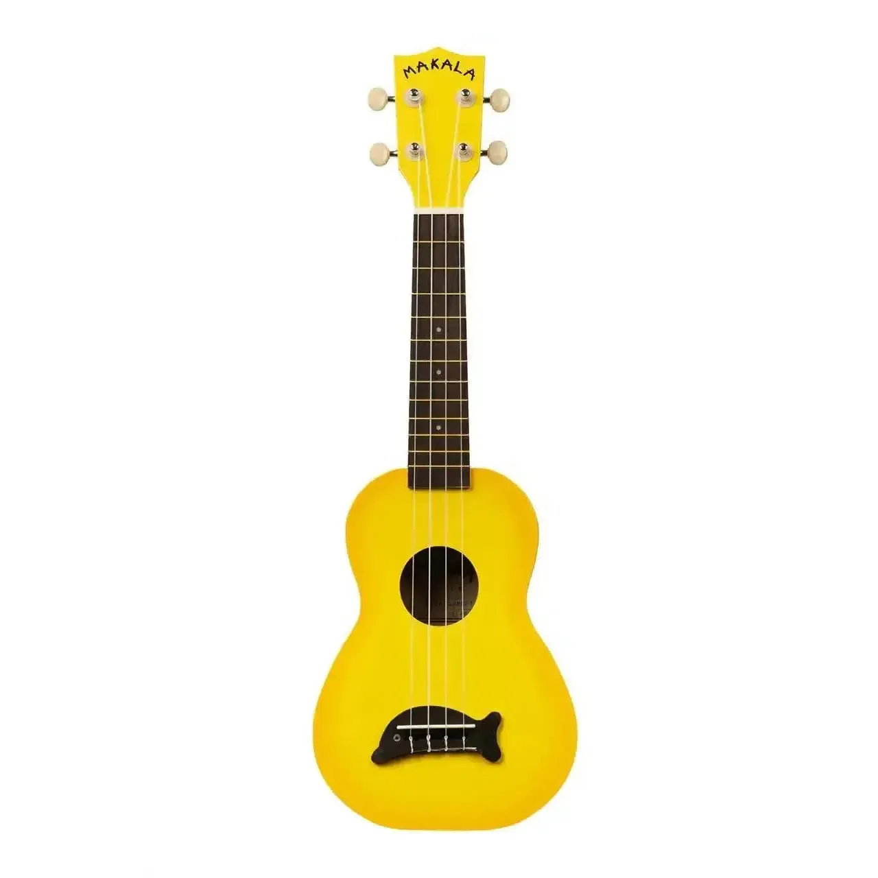 Makala MK-SD/YLBURST Yellow Burst Dolphin Soprano Ukulele - Image 3