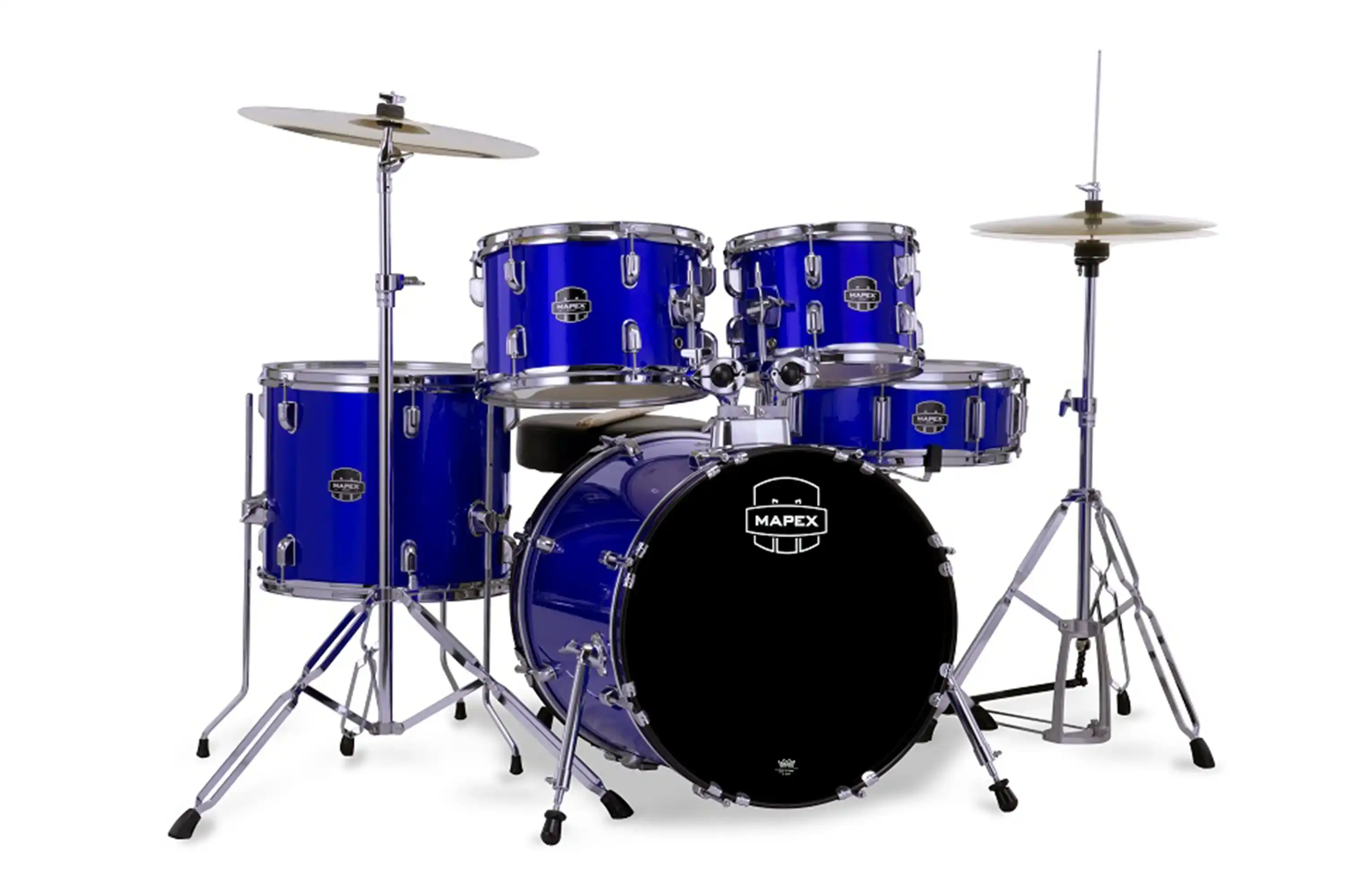 Mapex CM5844FTC Comet Series Indigo Blue 5-Piece Junior Drum Set - Image 3