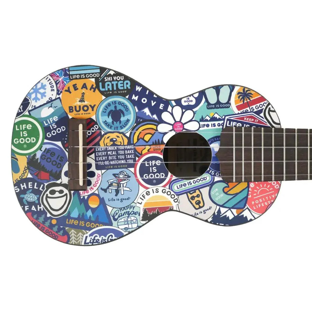 Martin 0XK Life Is Good HPL Soprano Ukulele