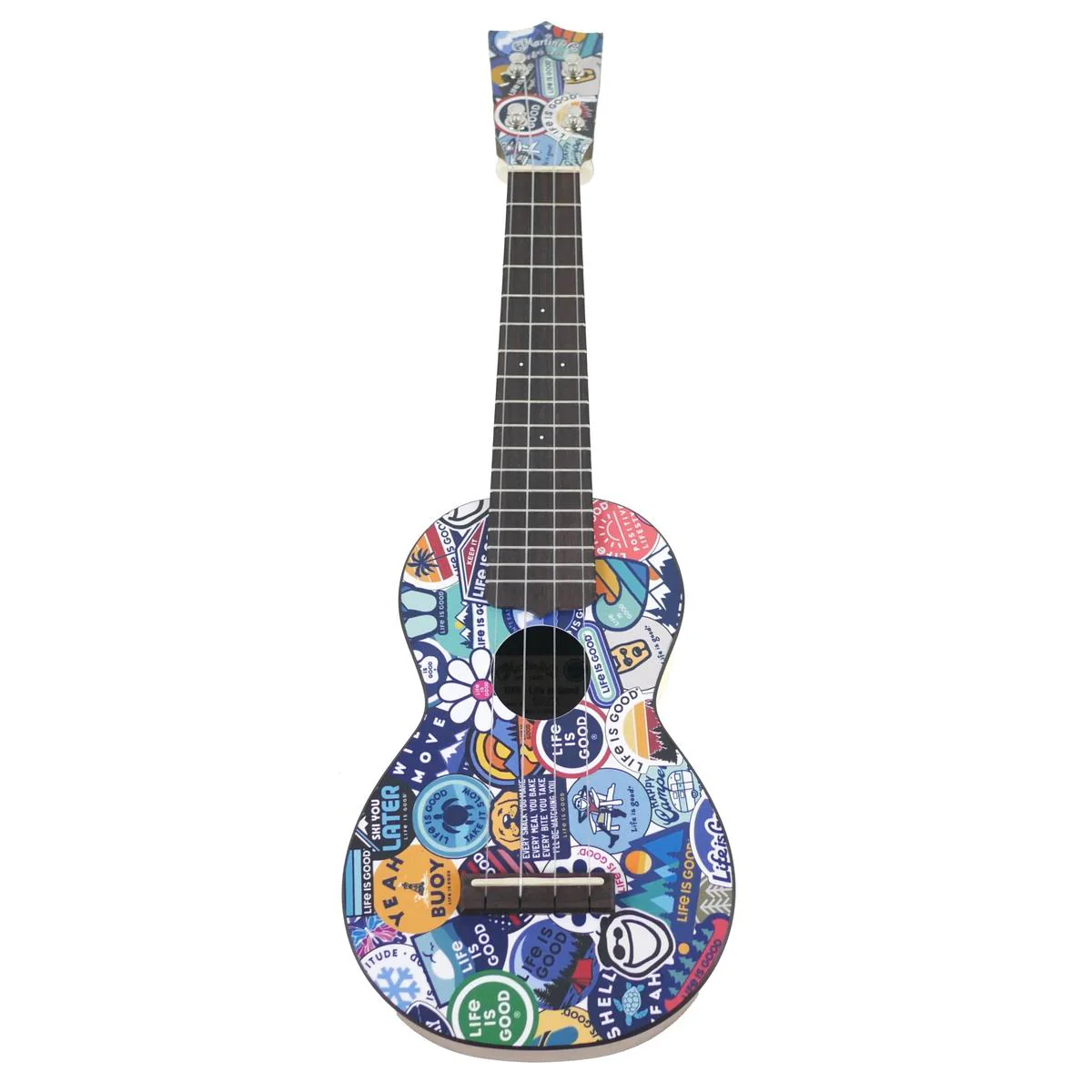 Martin 0XK Life Is Good HPL Soprano Ukulele - Image 4