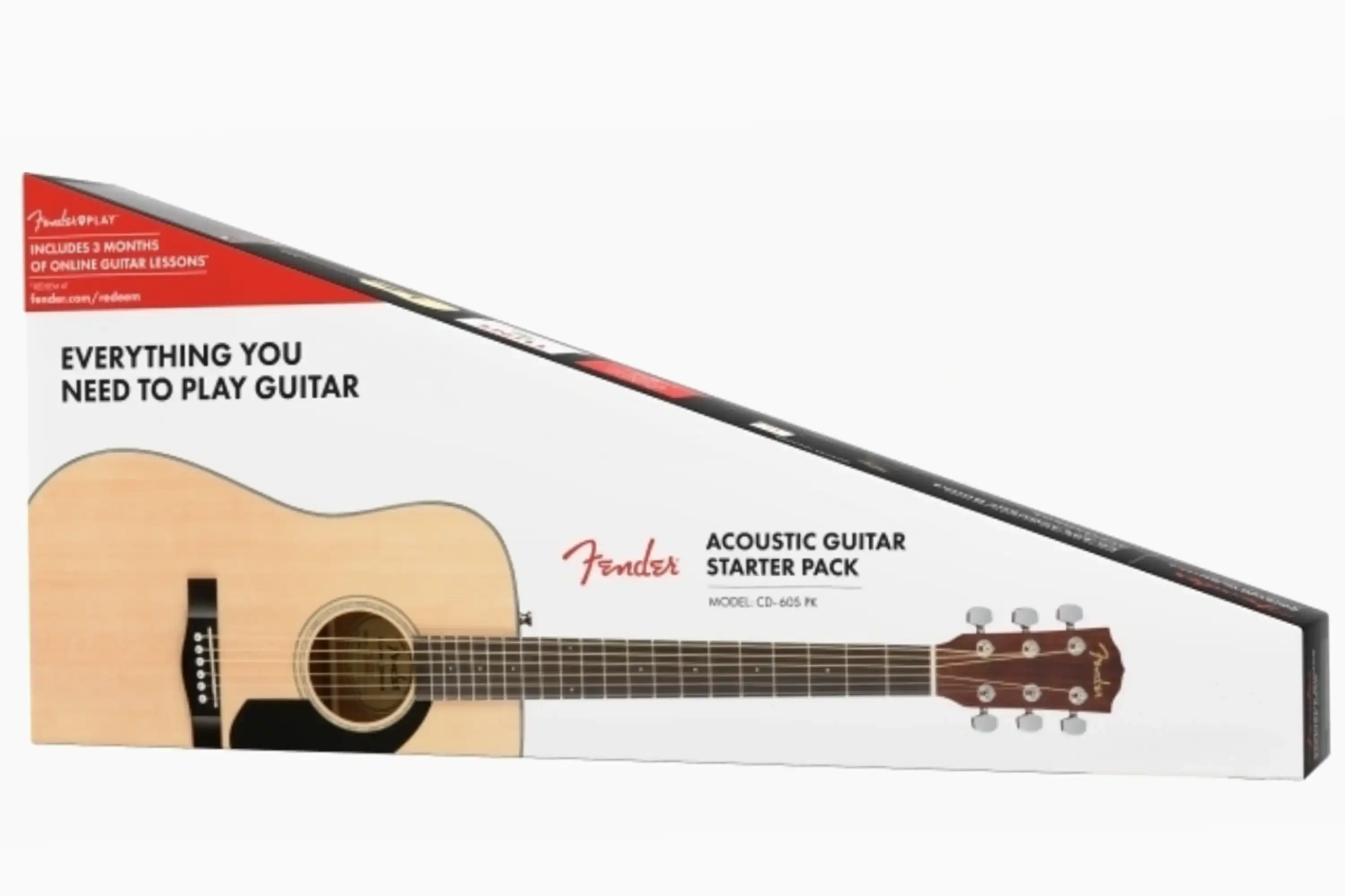 Fender CD-60S Dreadnought V2 Acoustic Guitar Pack - Natural - Image 7