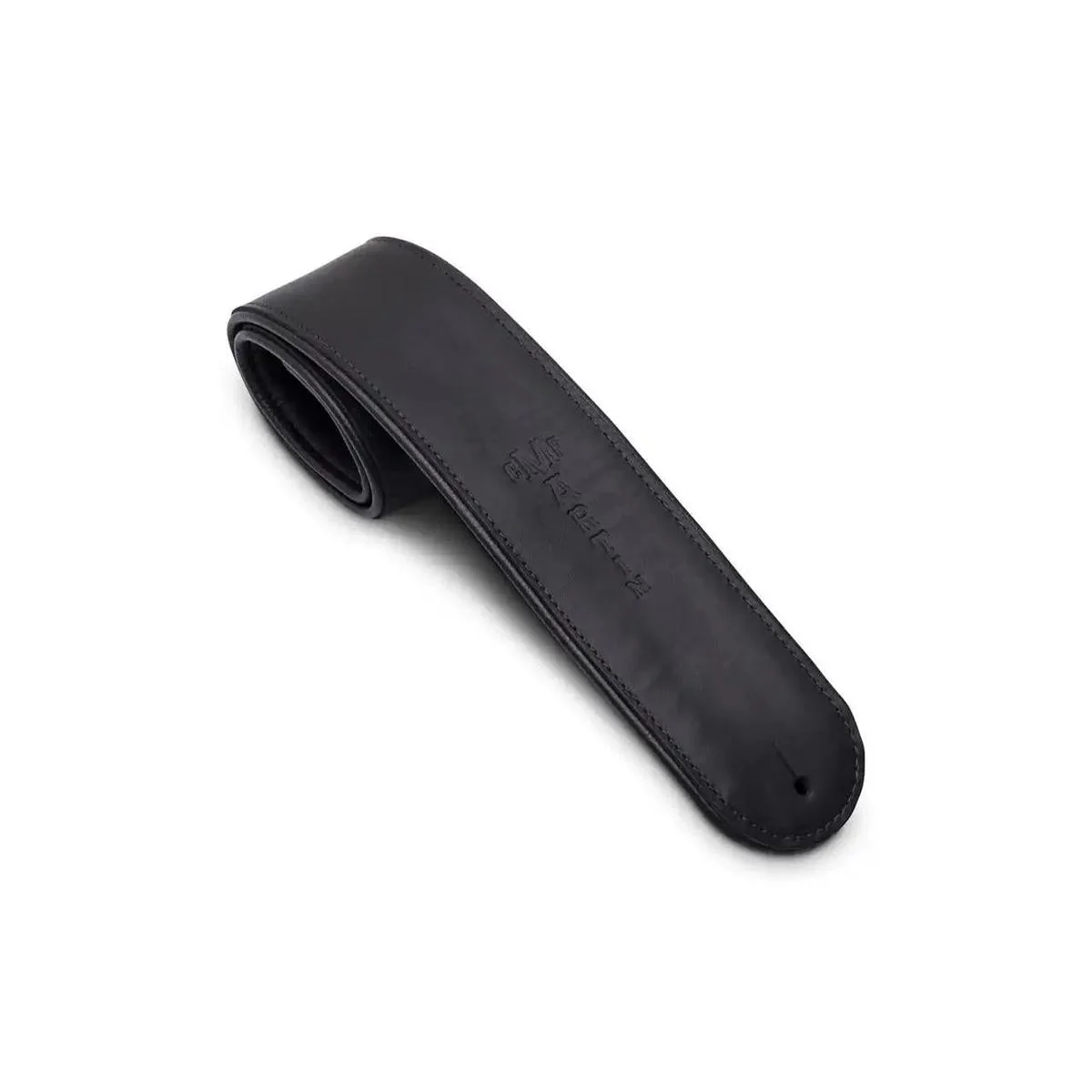 Martin Black Premium Rolled Leather Guitar Strap