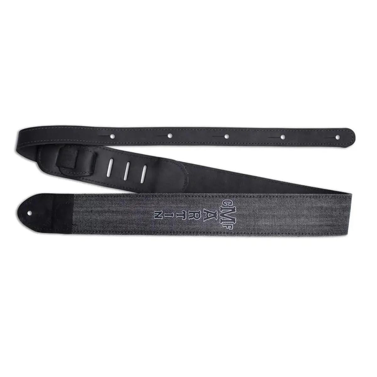 Martin Black Reversible Leather & Denim Guitar Strap