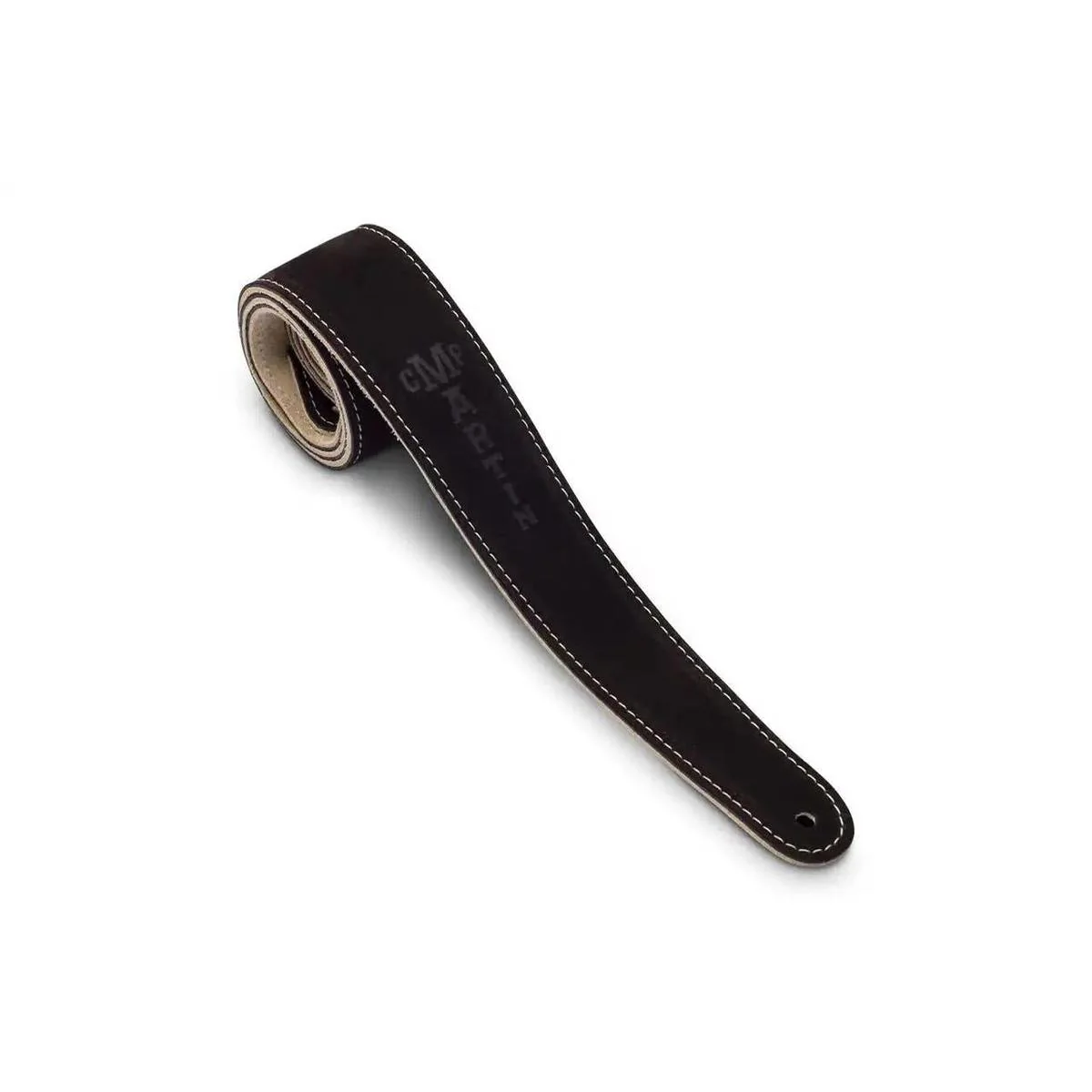 Martin Brown Genuine Suede Guitar Strap