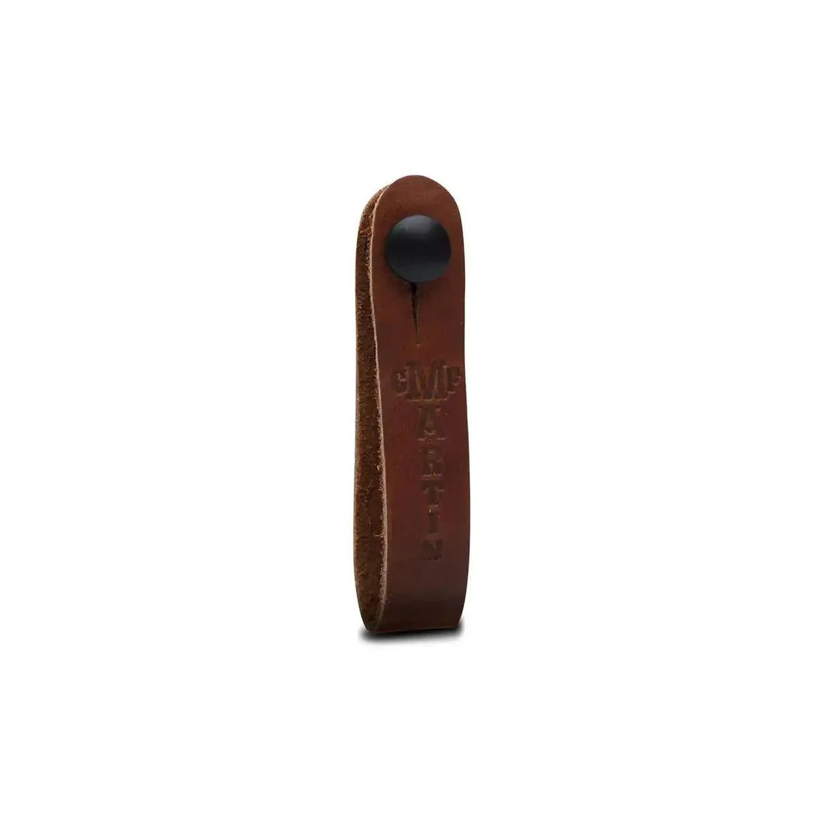 Martin Brown Leather Guitar Headstock Tie