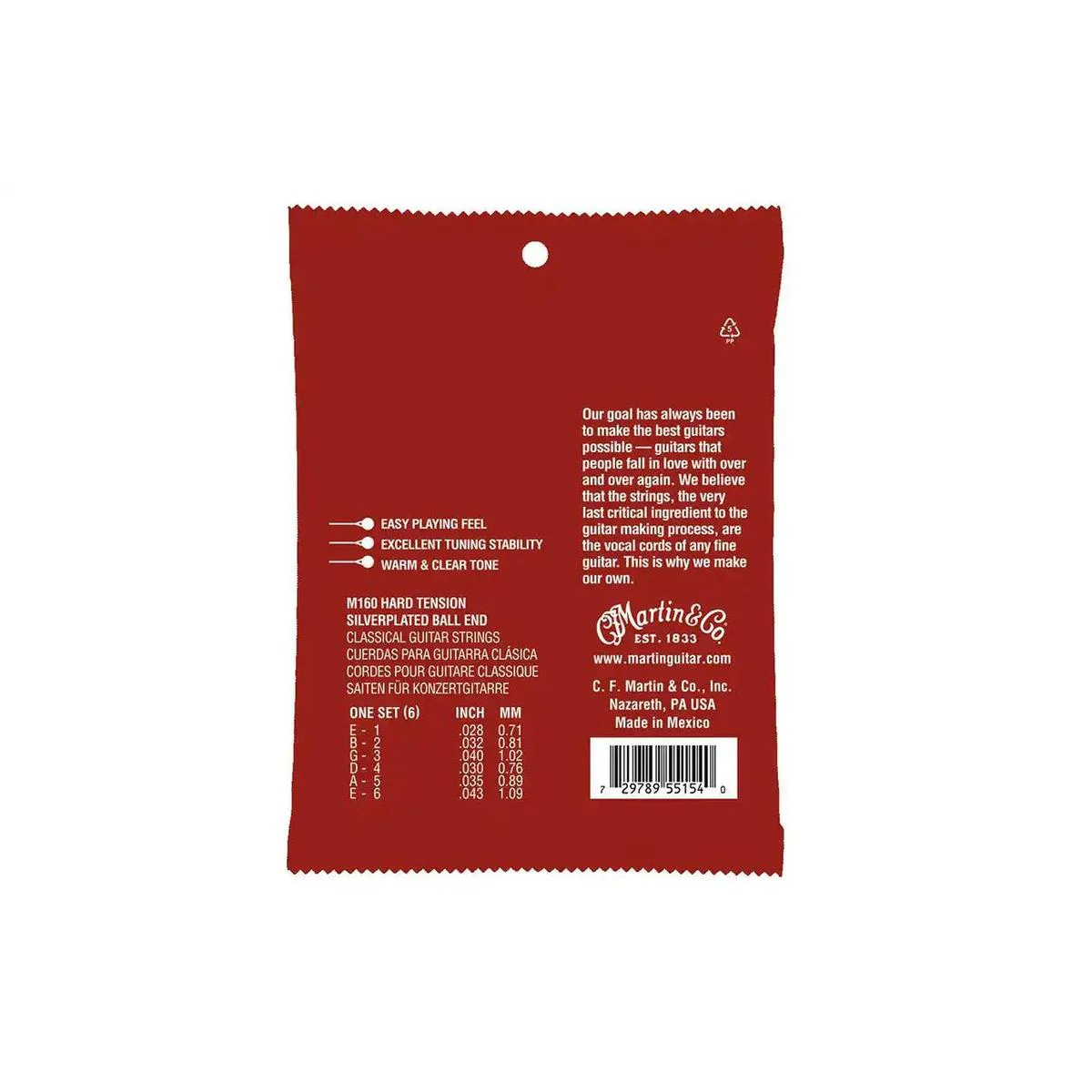 Martin M260 Classical 80/20 Bronze Ball-End Guitar Strings - .028 -.043 Normal Tension - Image 2