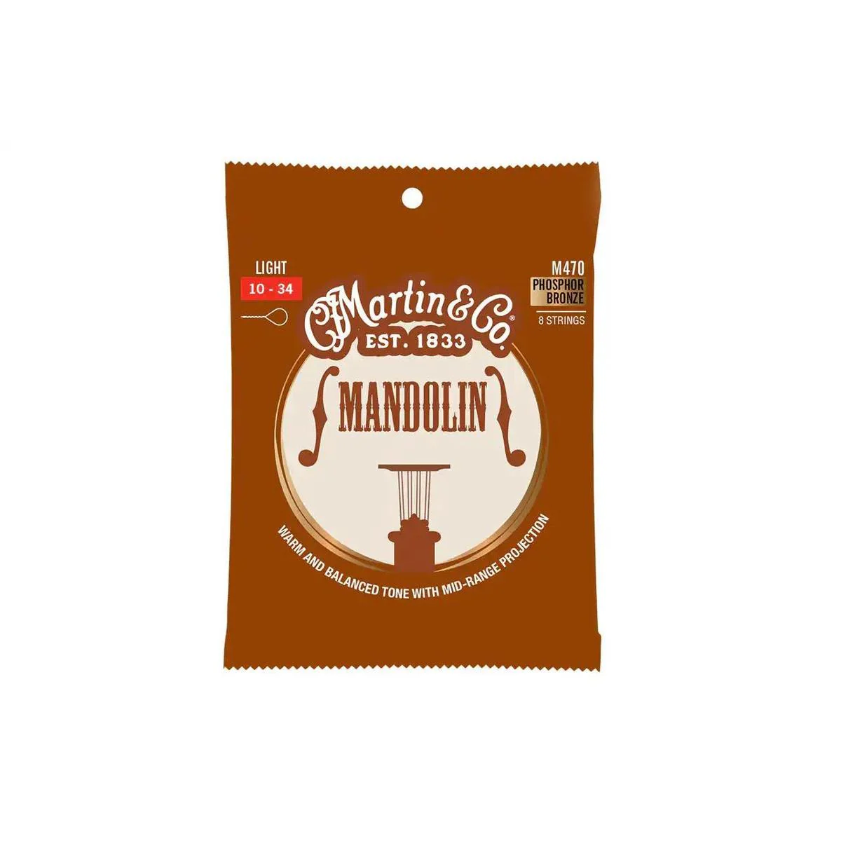 Martin M475 Phosphor Bronze Mandolin Strings - .011 -.040 Medium