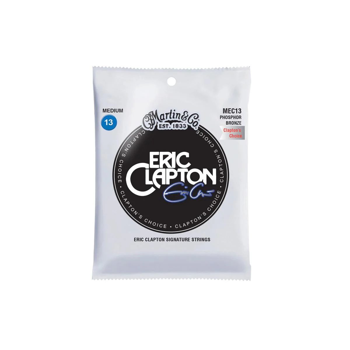 Martin MEC13 Clapton's Choice Phosphor Bronze Acoustic Guitar Strings - .013-.056 Medium