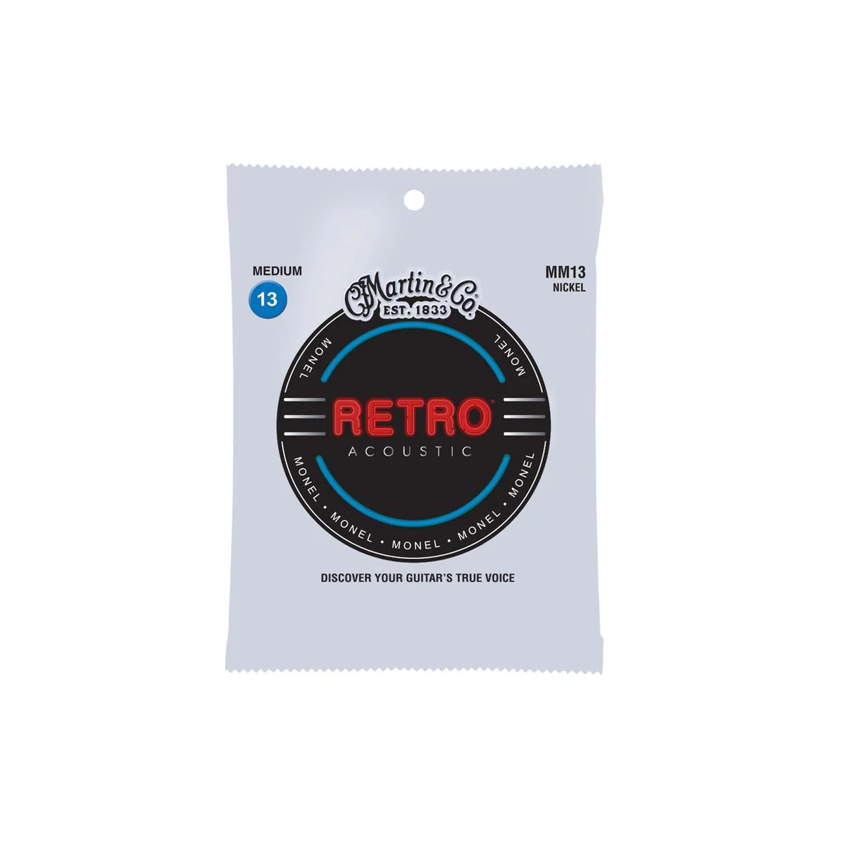 Martin MM13 Retro Acoustic Guitar Strings - .013-.056 Medium