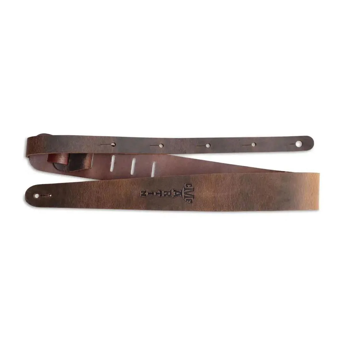 Martin Vintage Brown Leather Guitar Strap - Image 2