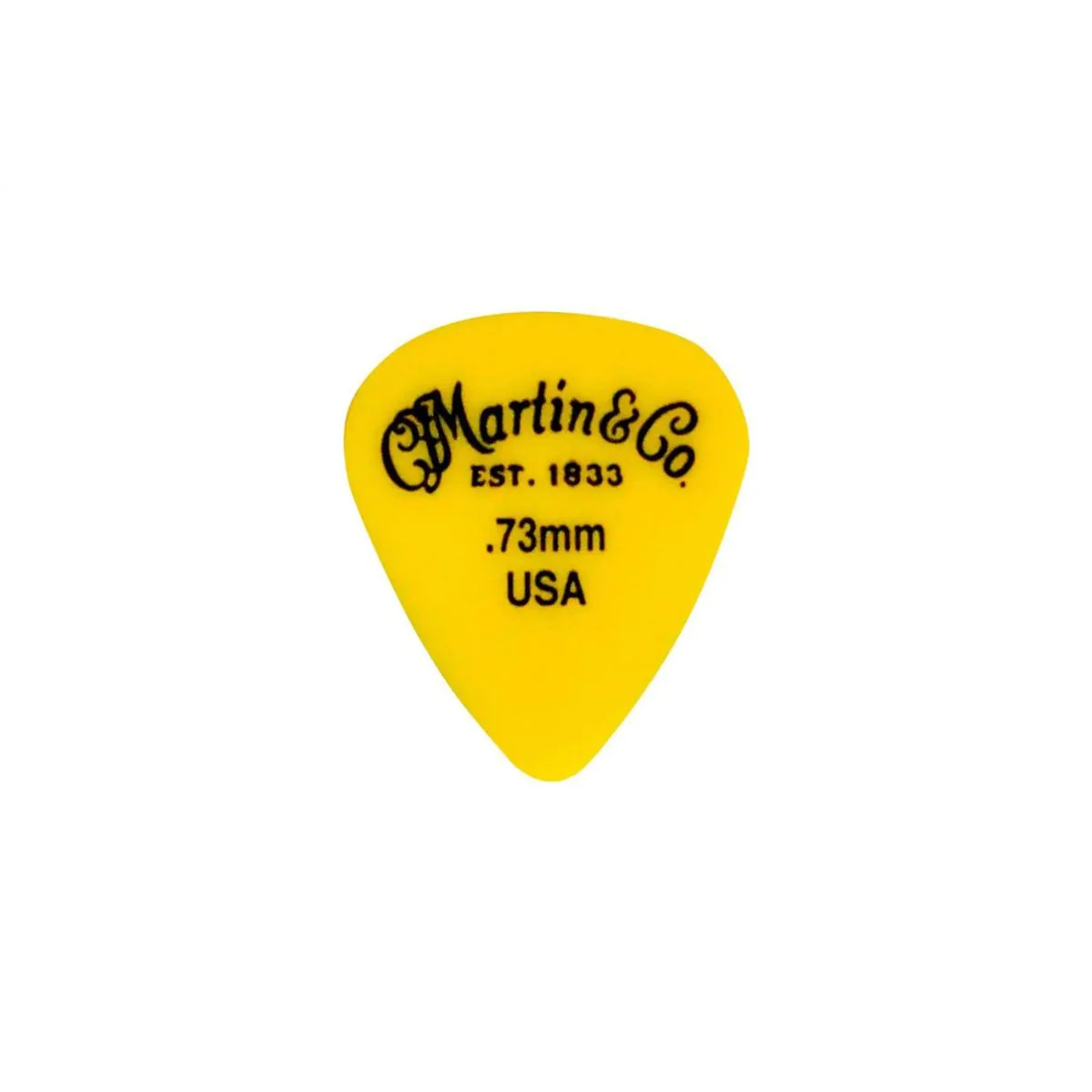 Martin Yellow Delrin .73mm Guitar Picks - 72 Pack