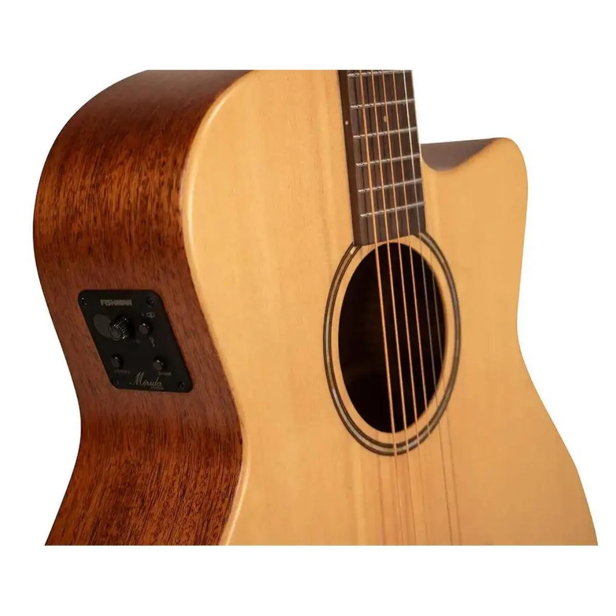 Mérida C25NGAC-EQ Scar Series Auditorium Acoustic-Electric Guitar - Image 3