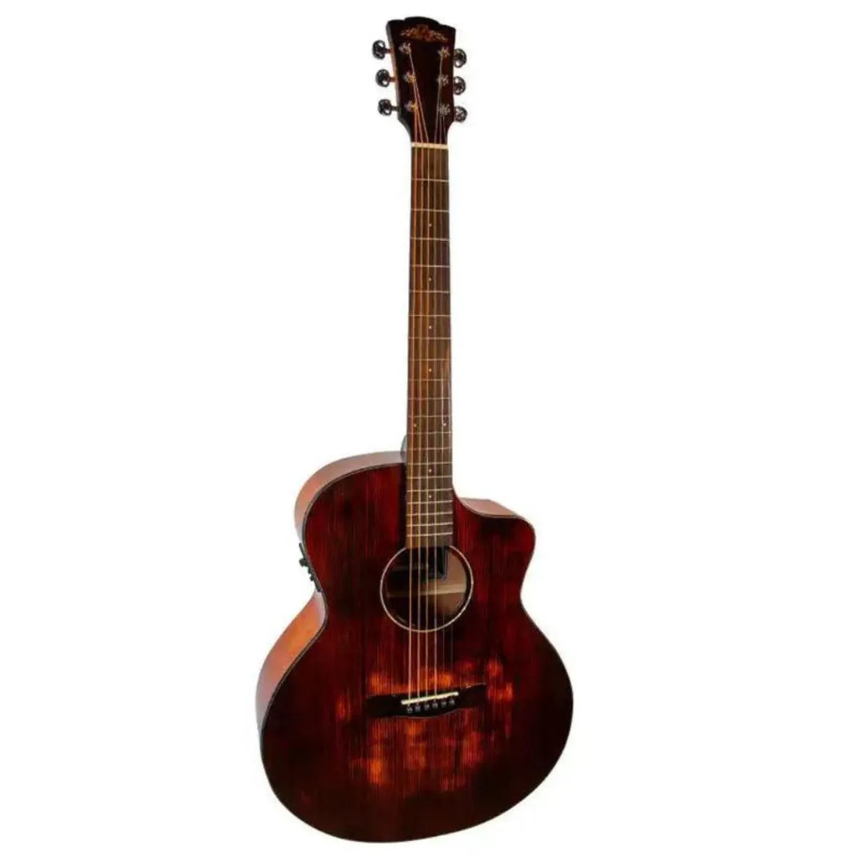 Mérida DG20MFCS-EQ Scar Series Auditorium Acoustic-Electric Guitar - Image 4