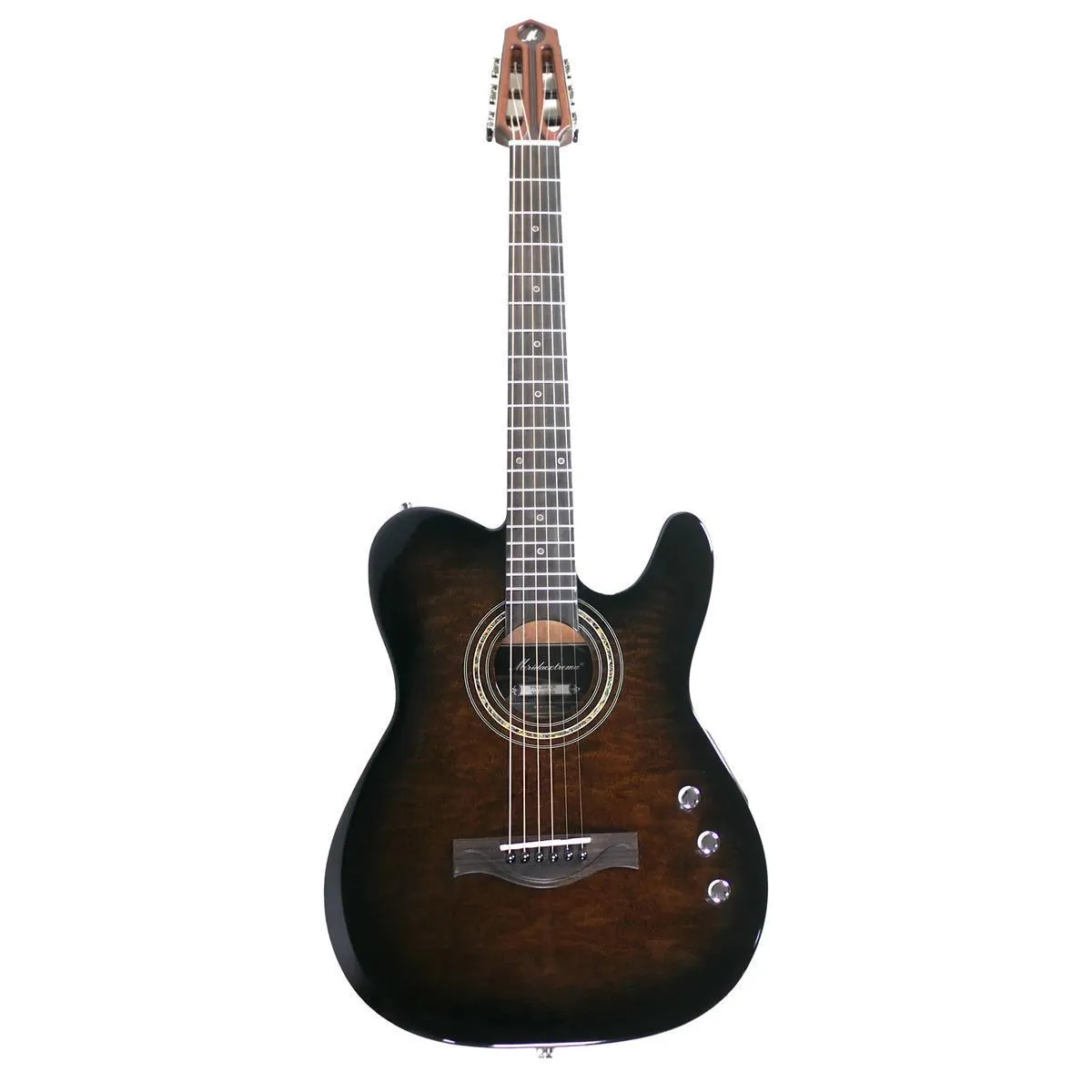 Mérida PSA-200-QS Quilted Sapele Veneer Stage Electric Guitar - Image 4