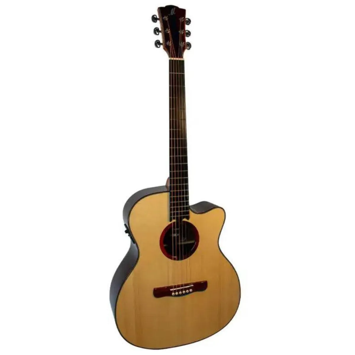 Mérida R1CS-EQ Imperial Series Auditorium Acoustic-Electric Guitar - Image 4