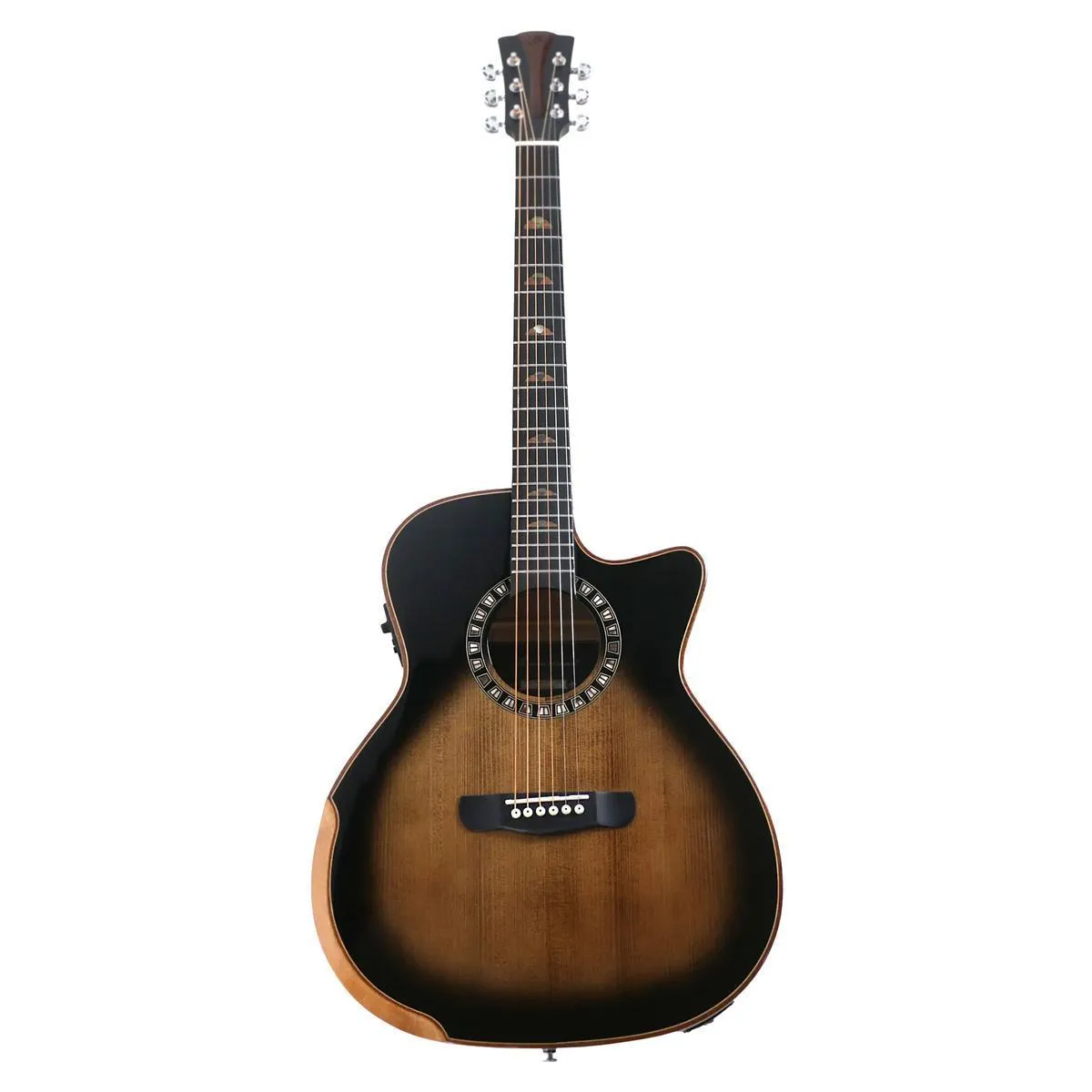 Mérida SCAR-SENIOR-PRO EQ Grand Auditorium Acoustic-Electric Guitar - Image 5