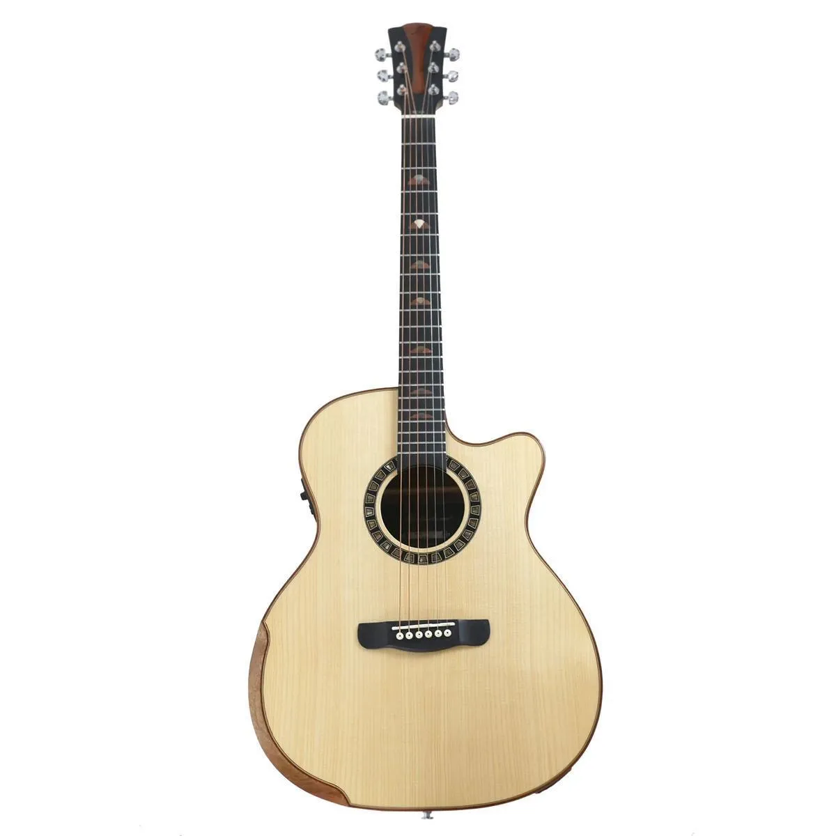 Mérida SENIOR-GACEQ Grand Auditorium Acoustic-Electric Guitar - Image 5
