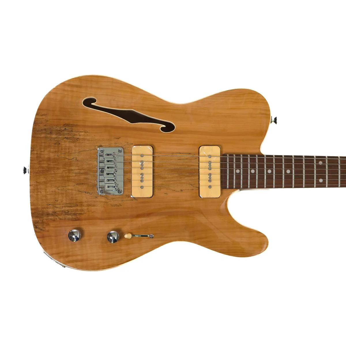 Michael Kelly Thinline Electric Guitar P90 Pickups and “F” Hole "Bailey"