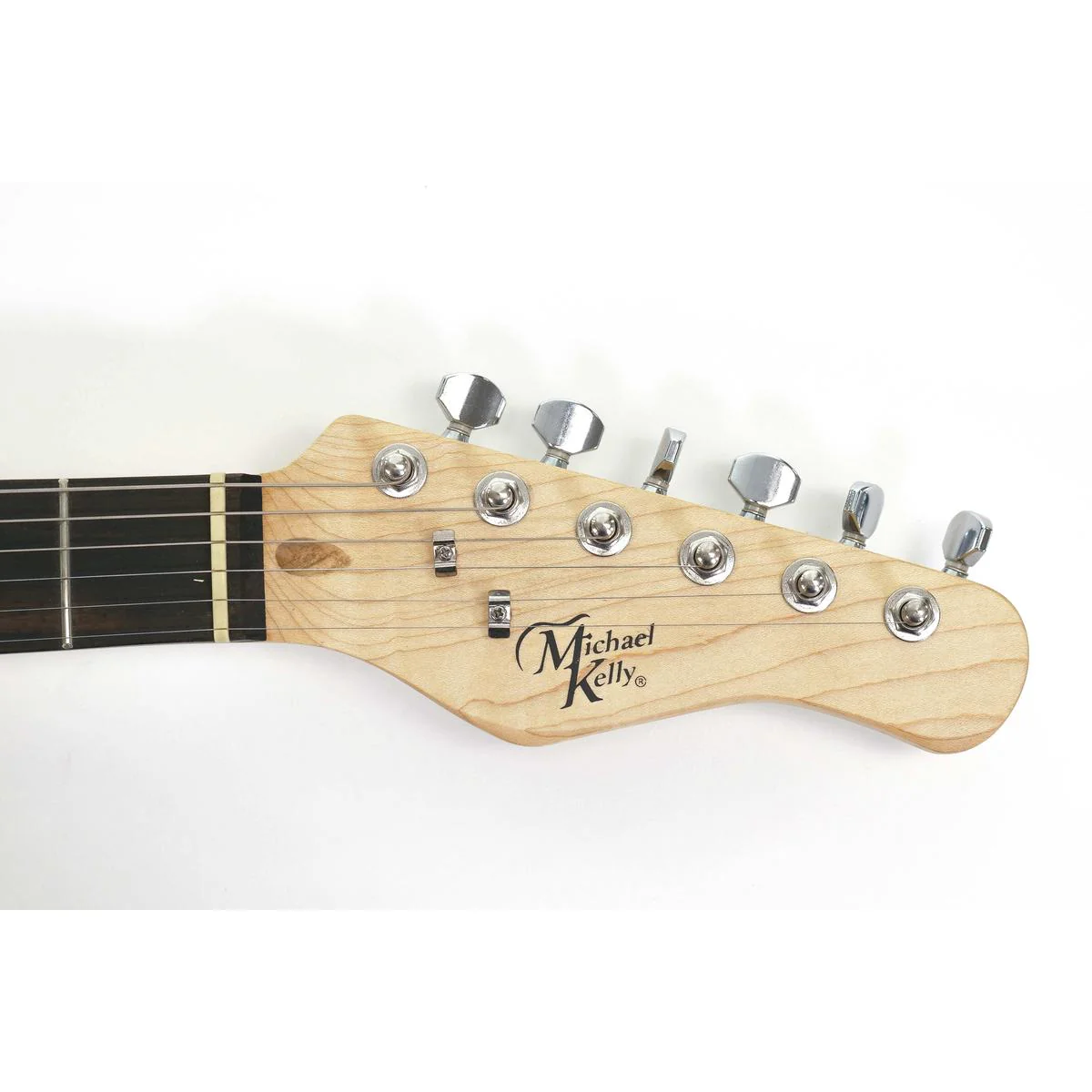 Michael Kelly Thinline Electric Guitar P90 Pickups and “F” Hole "Madeira" - Image 5