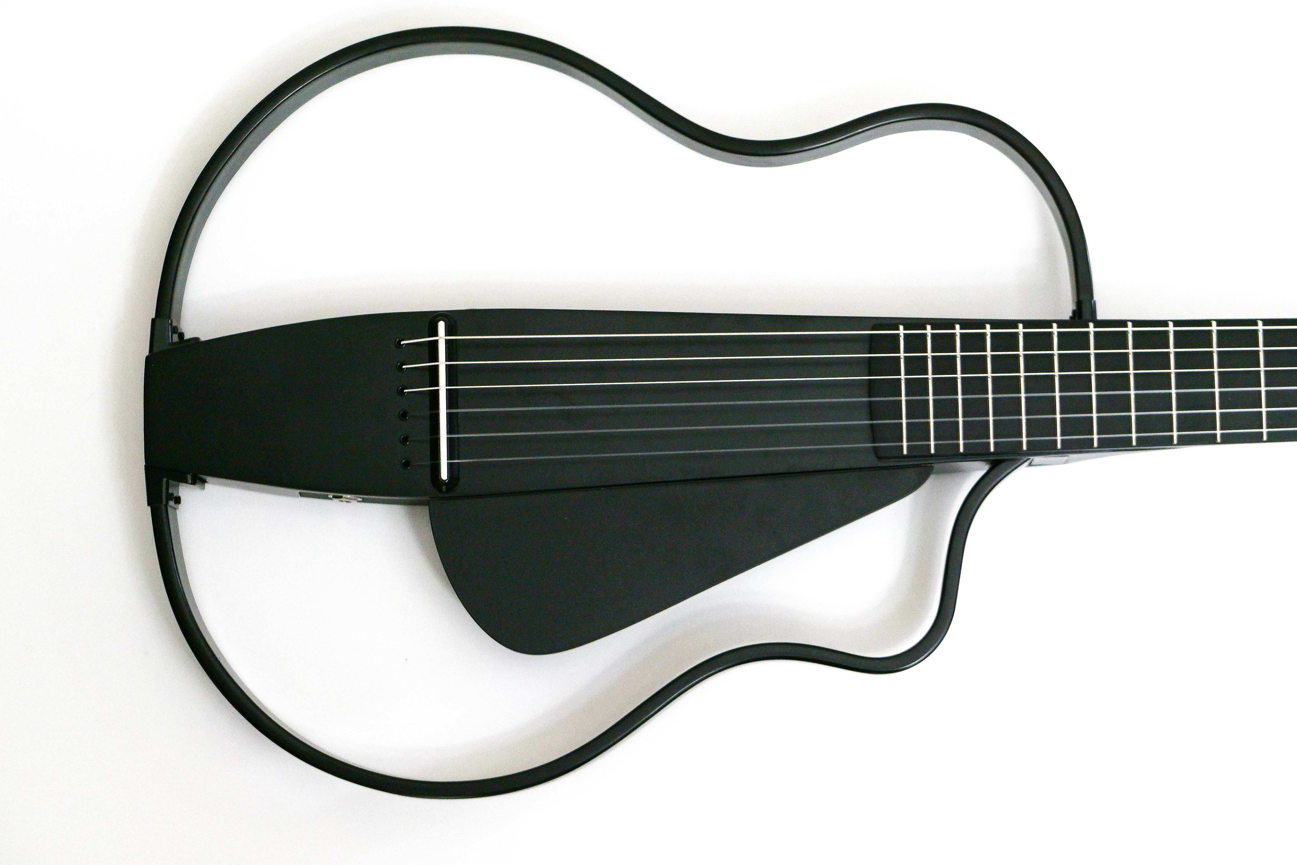 Natasha NBSG Bamboo Black Smart Silent Guitar