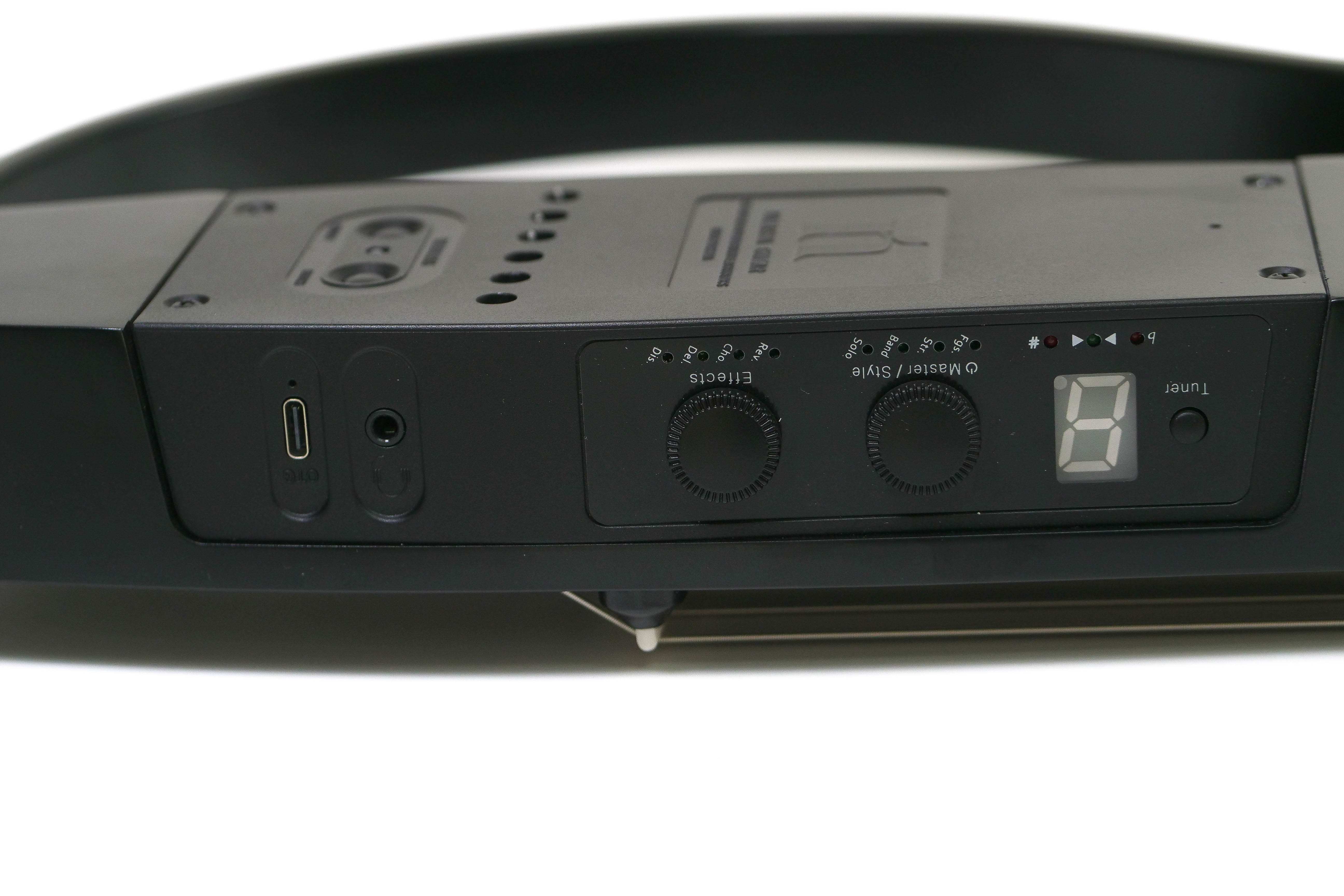 Natasha NBSG Bamboo Black Smart Silent Guitar - Image 2