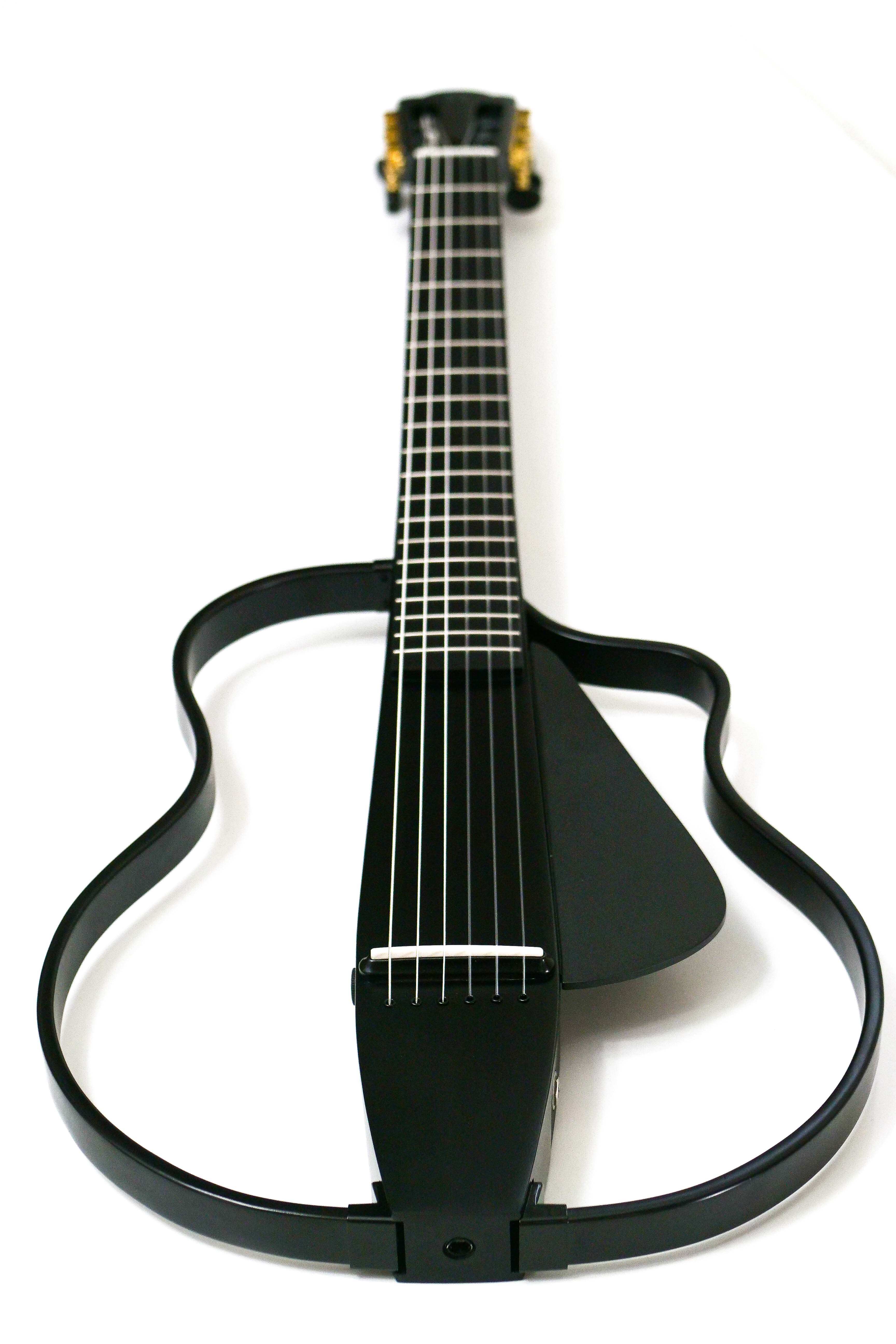Natasha NBSG Bamboo Black Smart Silent Guitar - Image 3